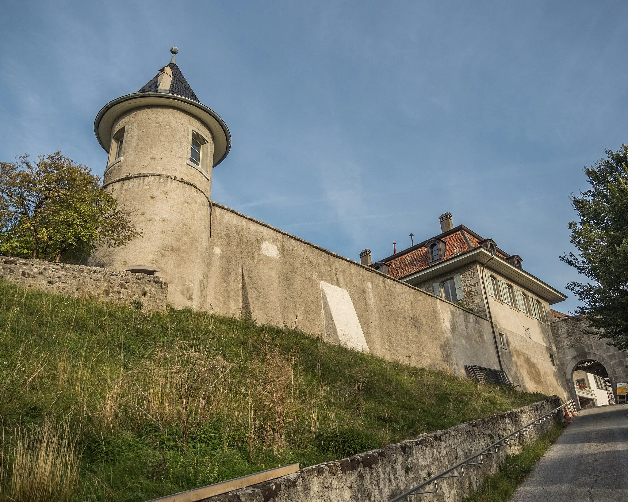 Photo showing: Historic Castle, Châtel-Saint-Denis, Canton of Fribourg, Switzerland
