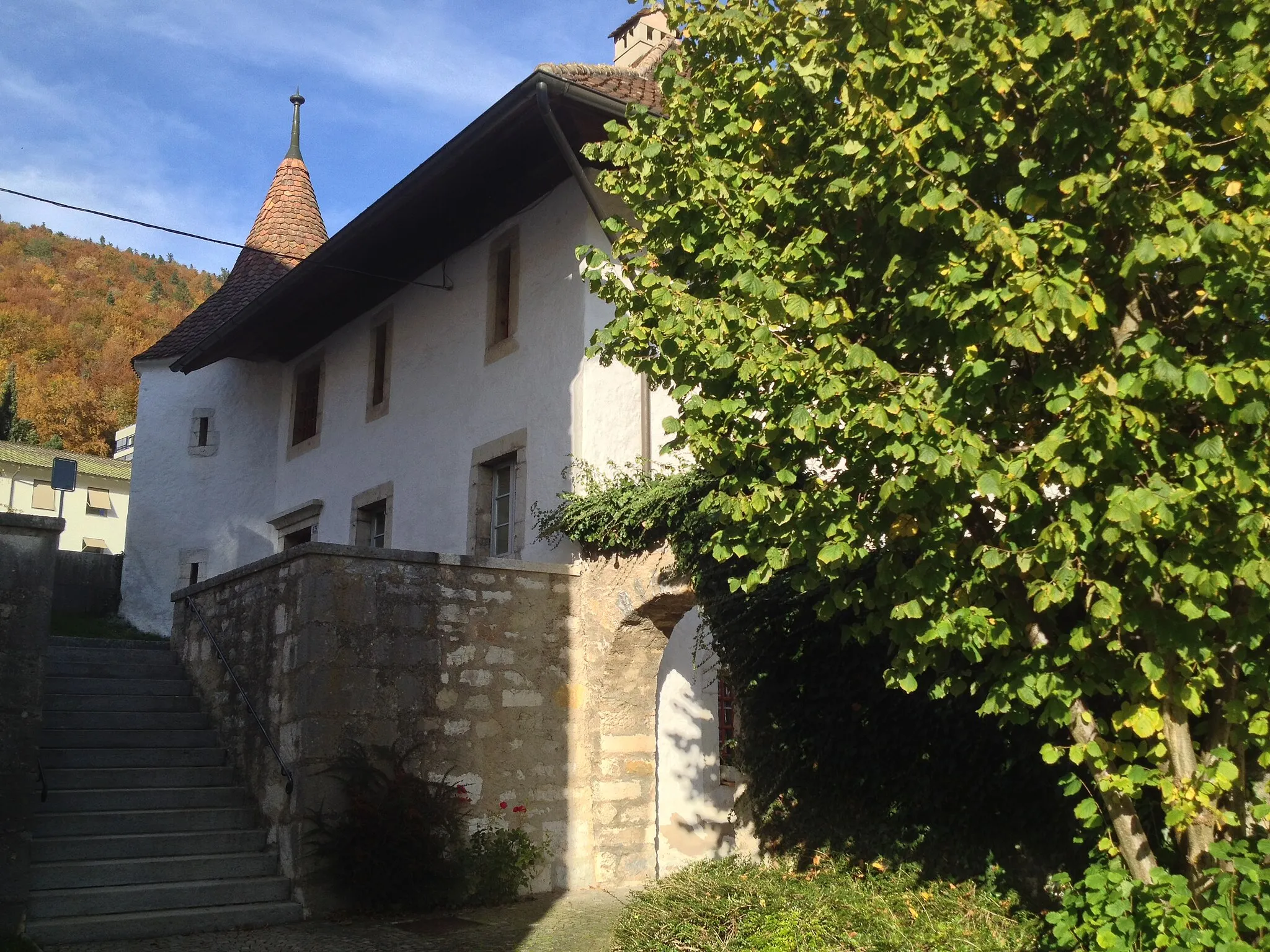 Photo showing: Château de Moutier, reconstruit en 1738-1742