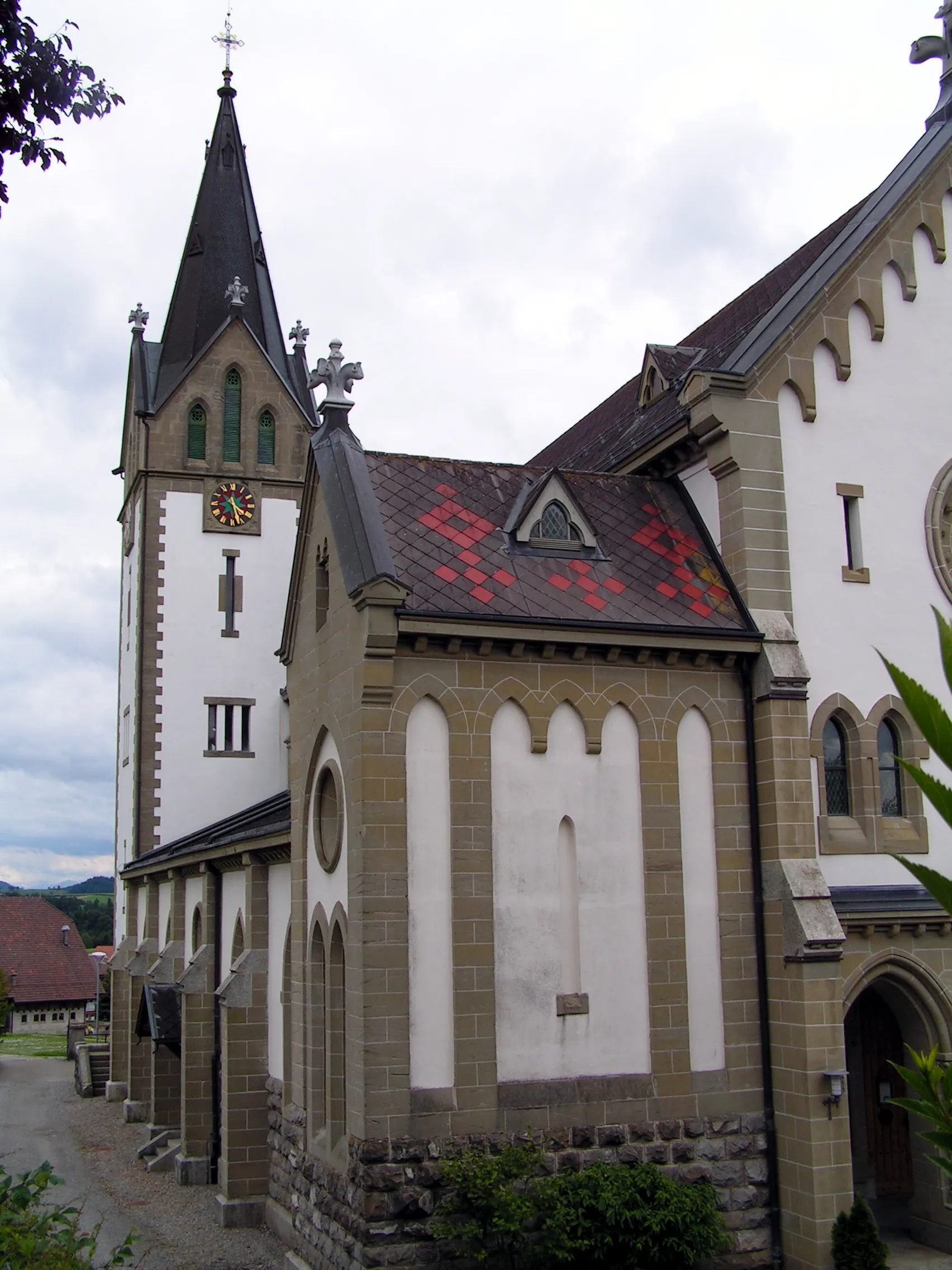 Photo showing: Heitenried. Église Saint-Michel.