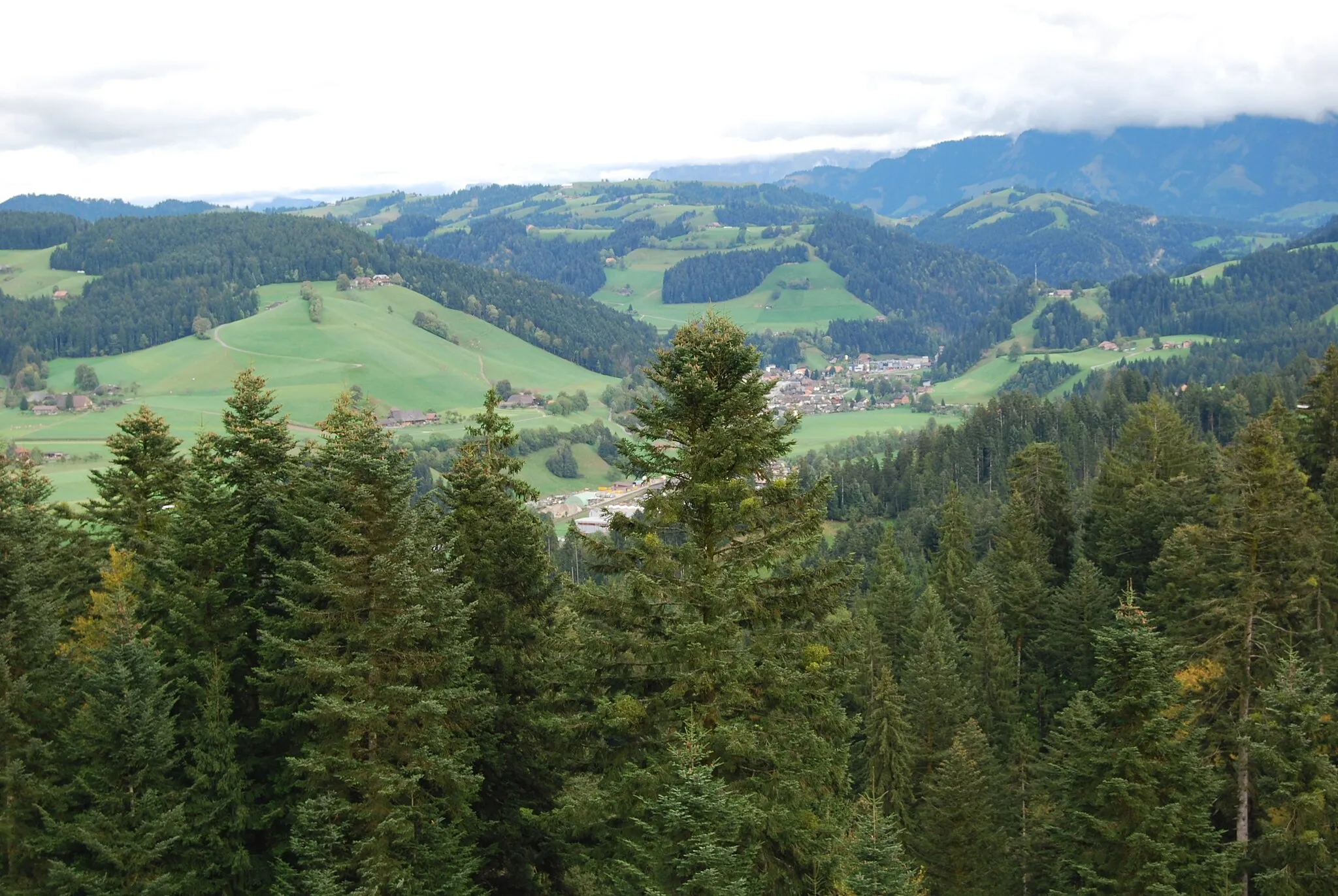 Photo showing: Bärau, municipality of Langnau in the Emme Valley, canton of Bern, Switzerland