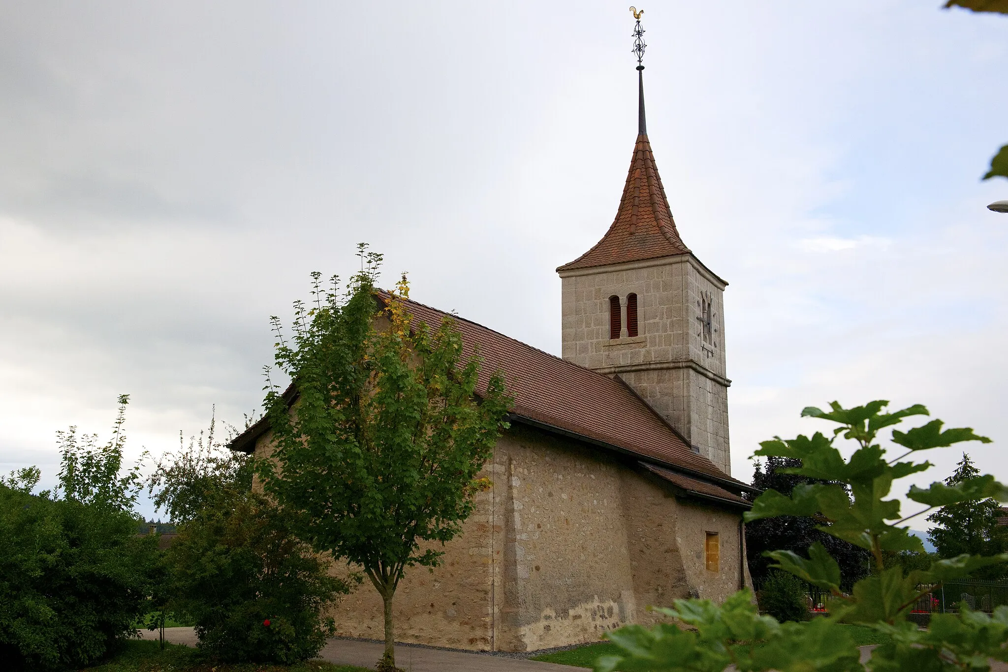 Photo showing: Engollon, Église d'Engollon