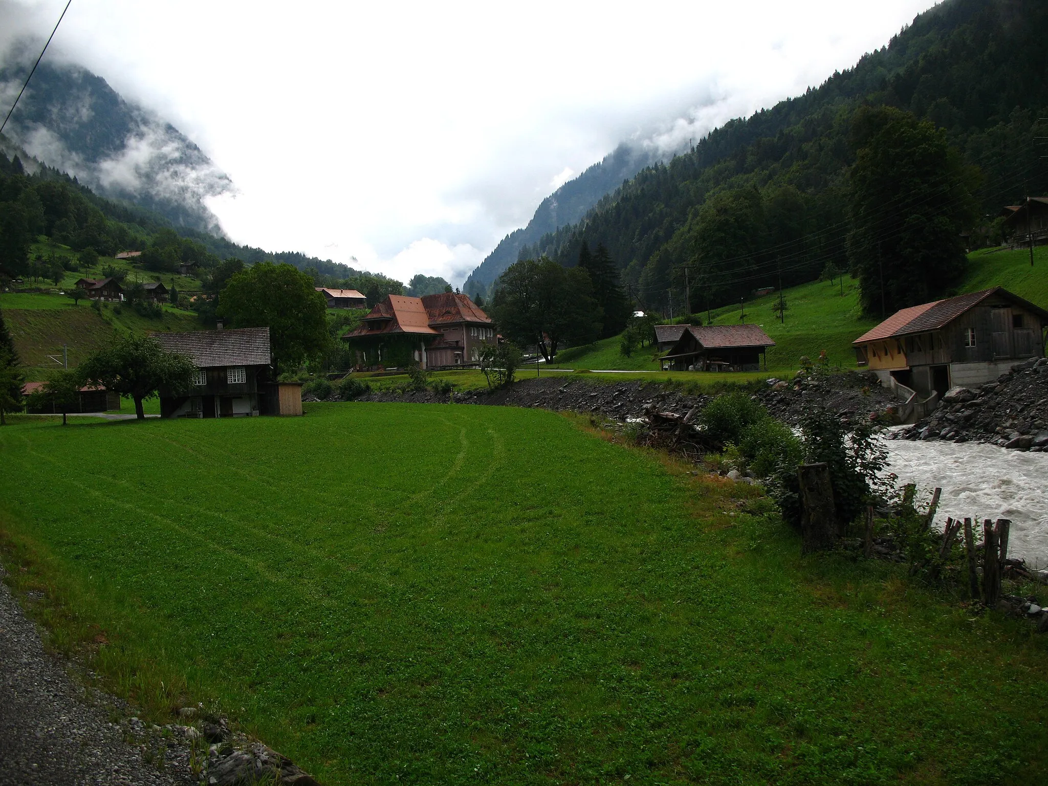 Photo showing: Black Lütschine, Lütschine
Valley, Switzerland