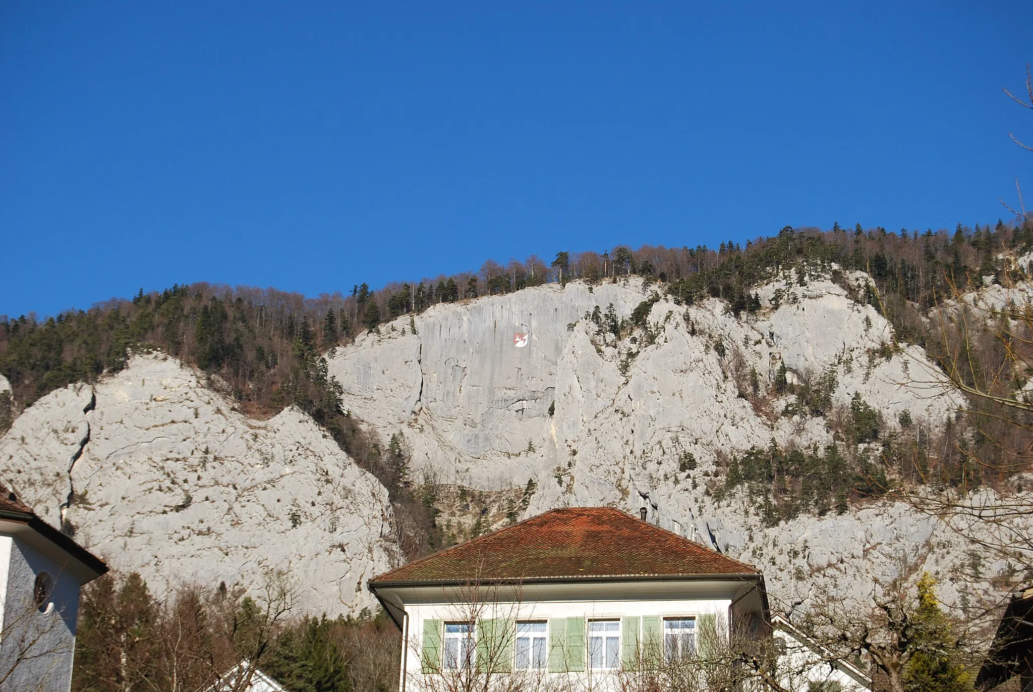 Photo showing: Fluh at Welschenrohr, canton of Solothurn, Switzerland