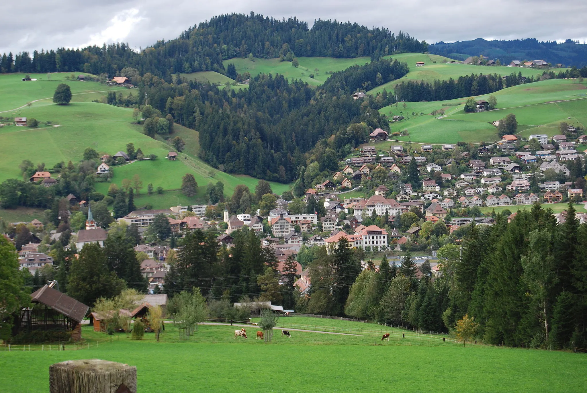 Photo showing: Langnau in the Emme Valley, canton of Bern, Switzerland