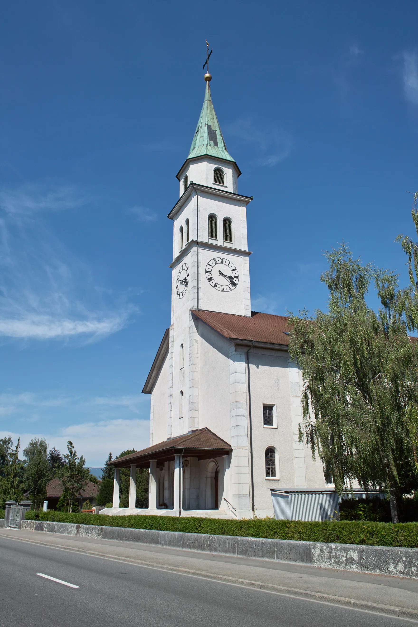 Photo showing: Municipality of Kriegstetten, canton of Solothurn, Switzerland. Parish church of St. Mauritius.