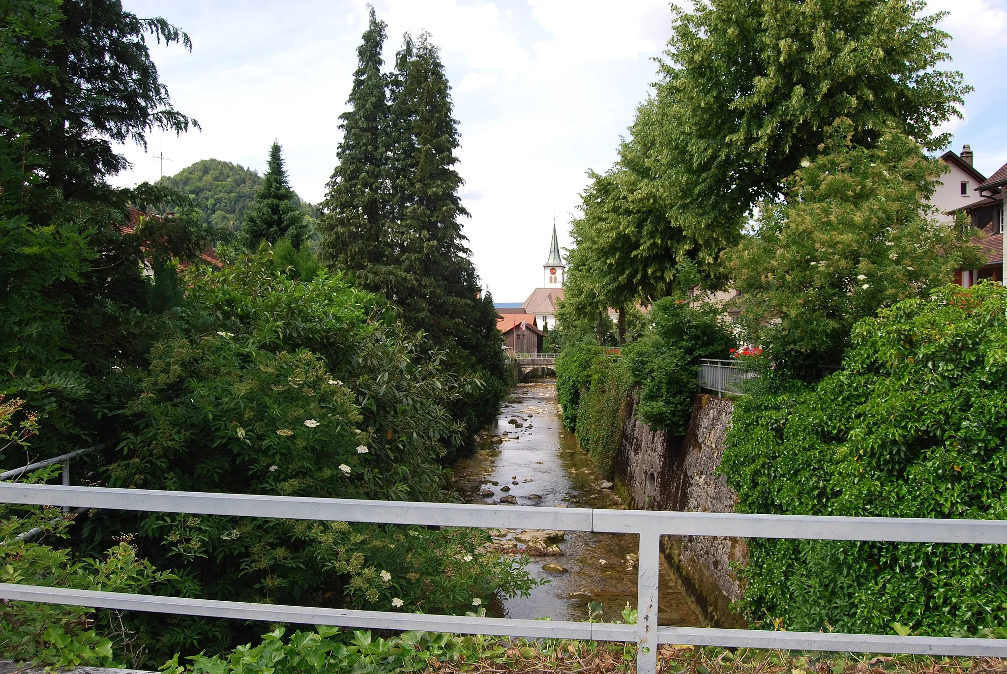 Photo showing: Lüssel at Erschwil, canton of Solothurn, Switzerland