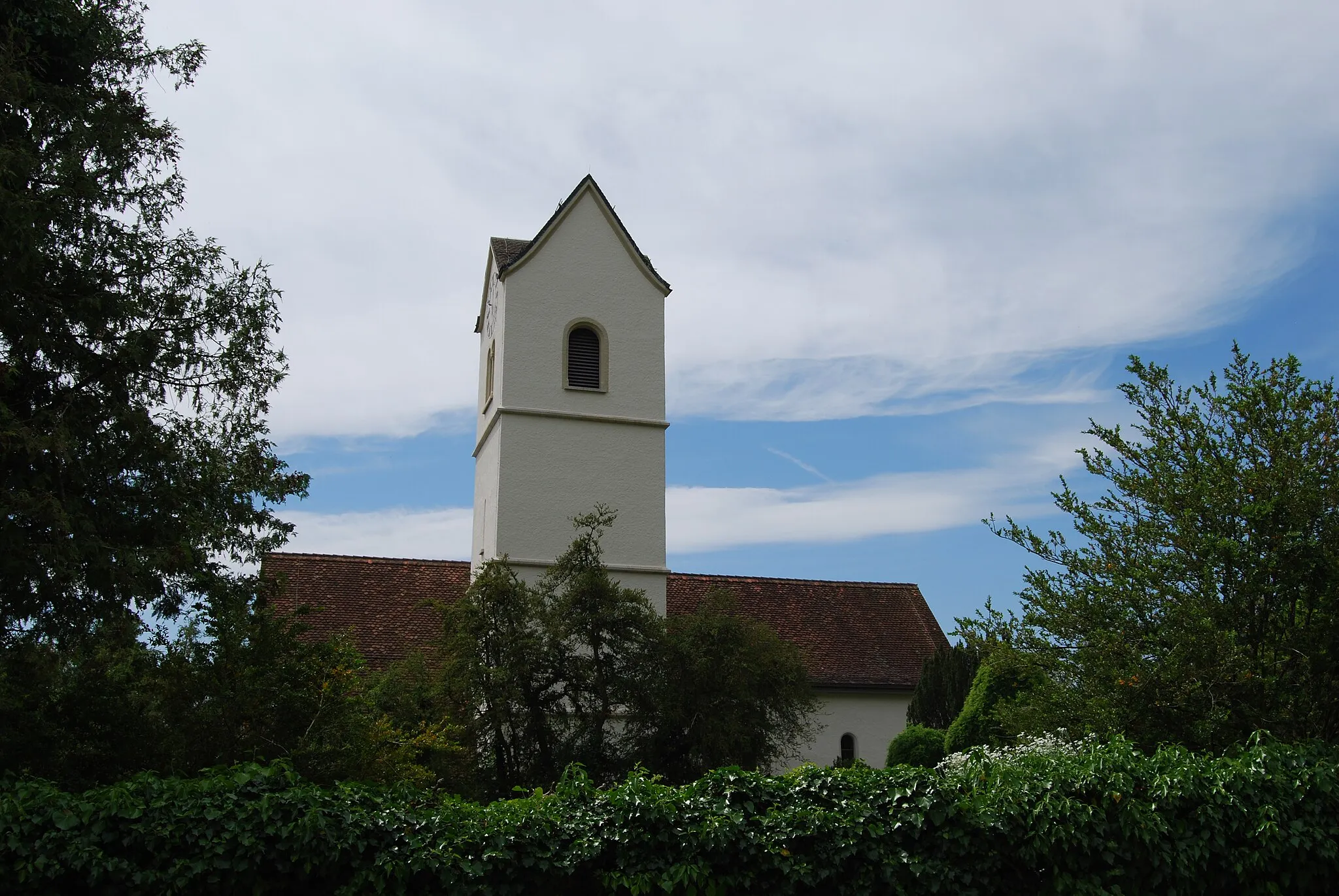 Photo showing: Protestant Church of Pieterlen, canton of Bern, Switzerland