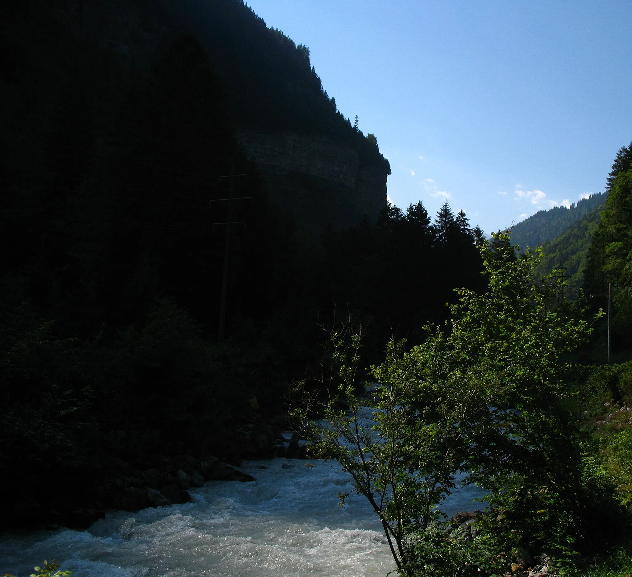 Photo showing: White Lütschine, Lauterbrunnen Valley, Switzerland