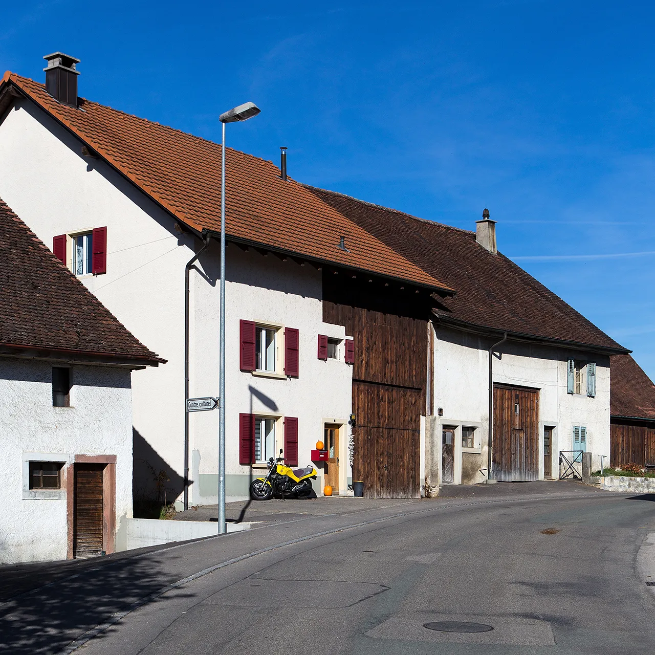 Photo showing: Dorfzentrum von Rossemaison (JU)