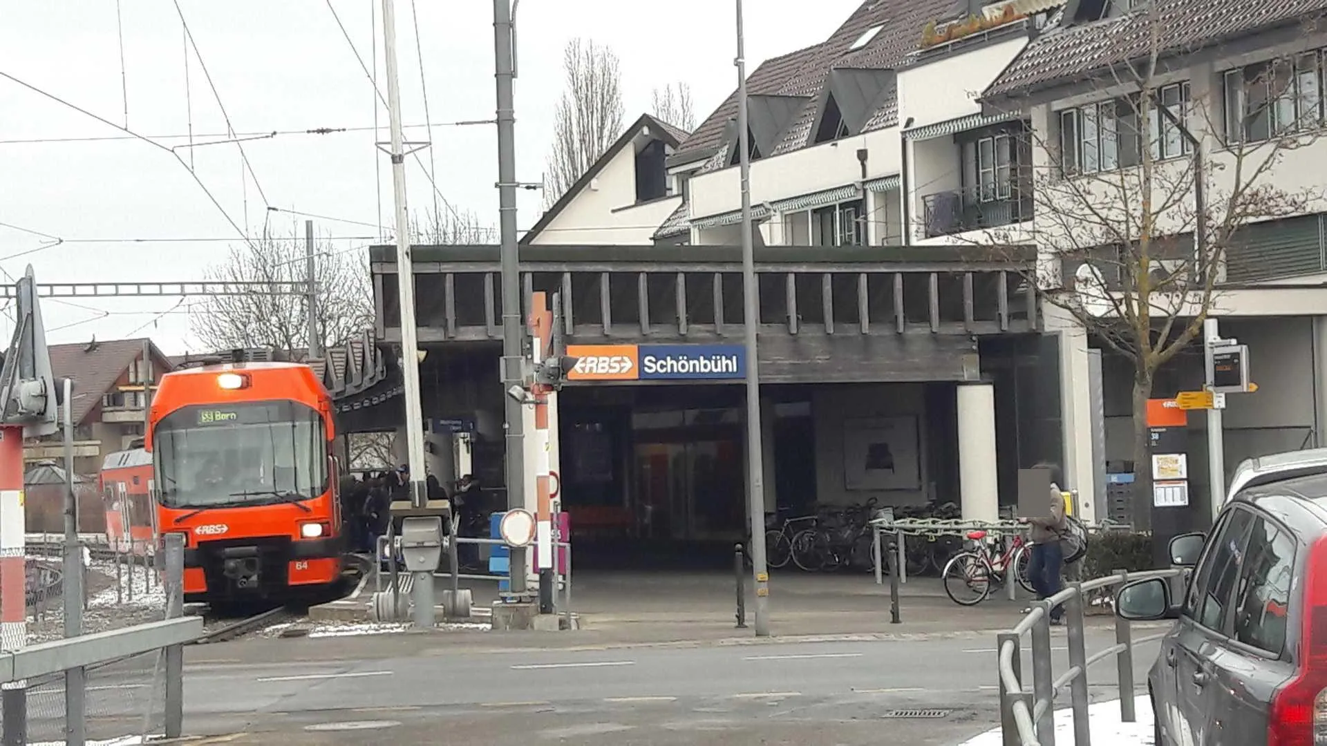 Photo showing: Schönbühl RBS railway station in Urtenen-Schönbühl, Switzerland.