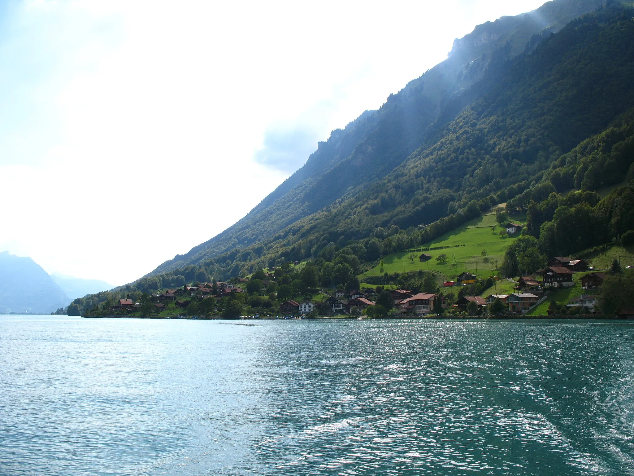 Photo showing: Oberried on Lake Brienz,
Switzerland