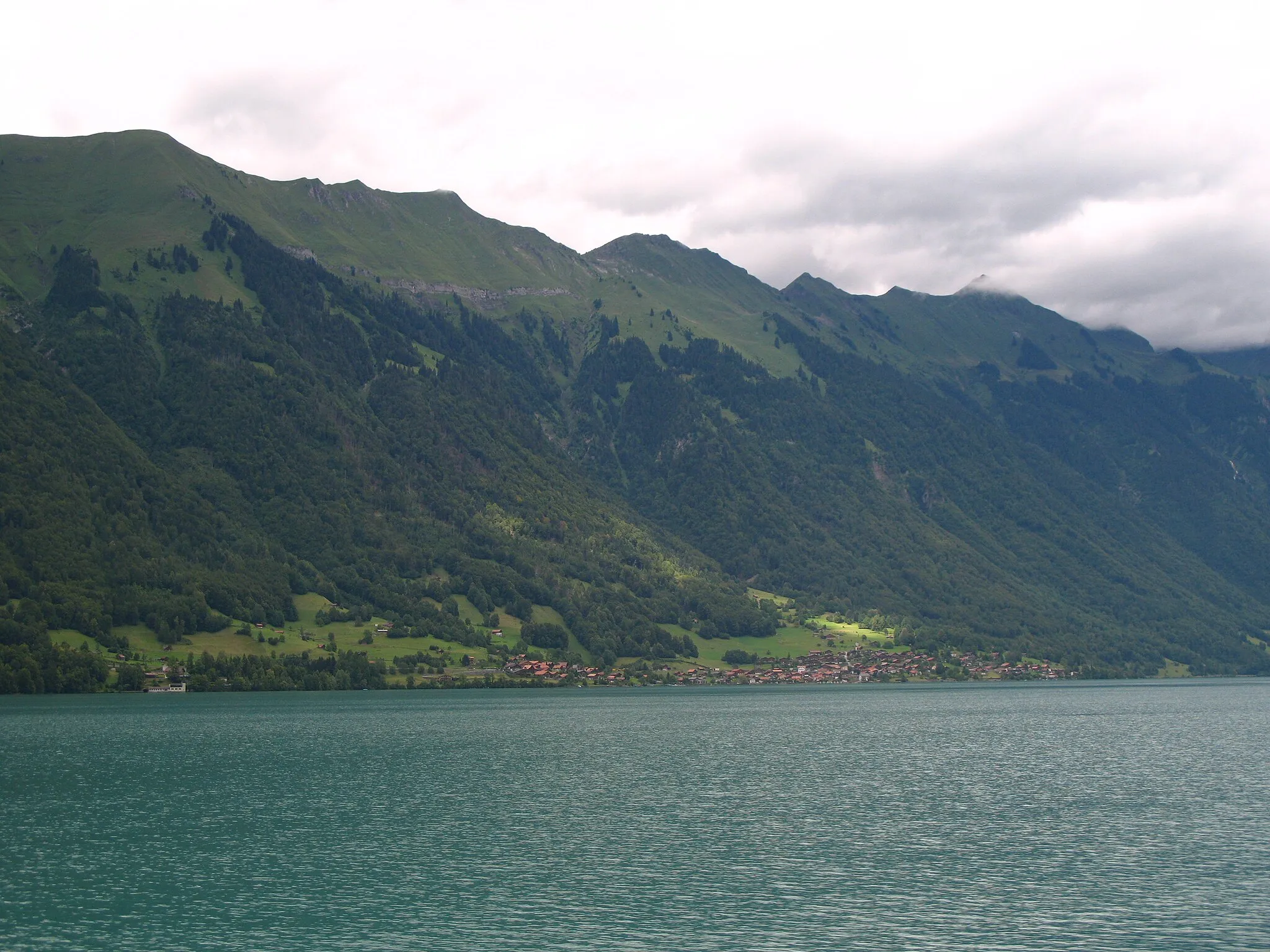 Photo showing: Lake Brienz, Oberried, Switzerland