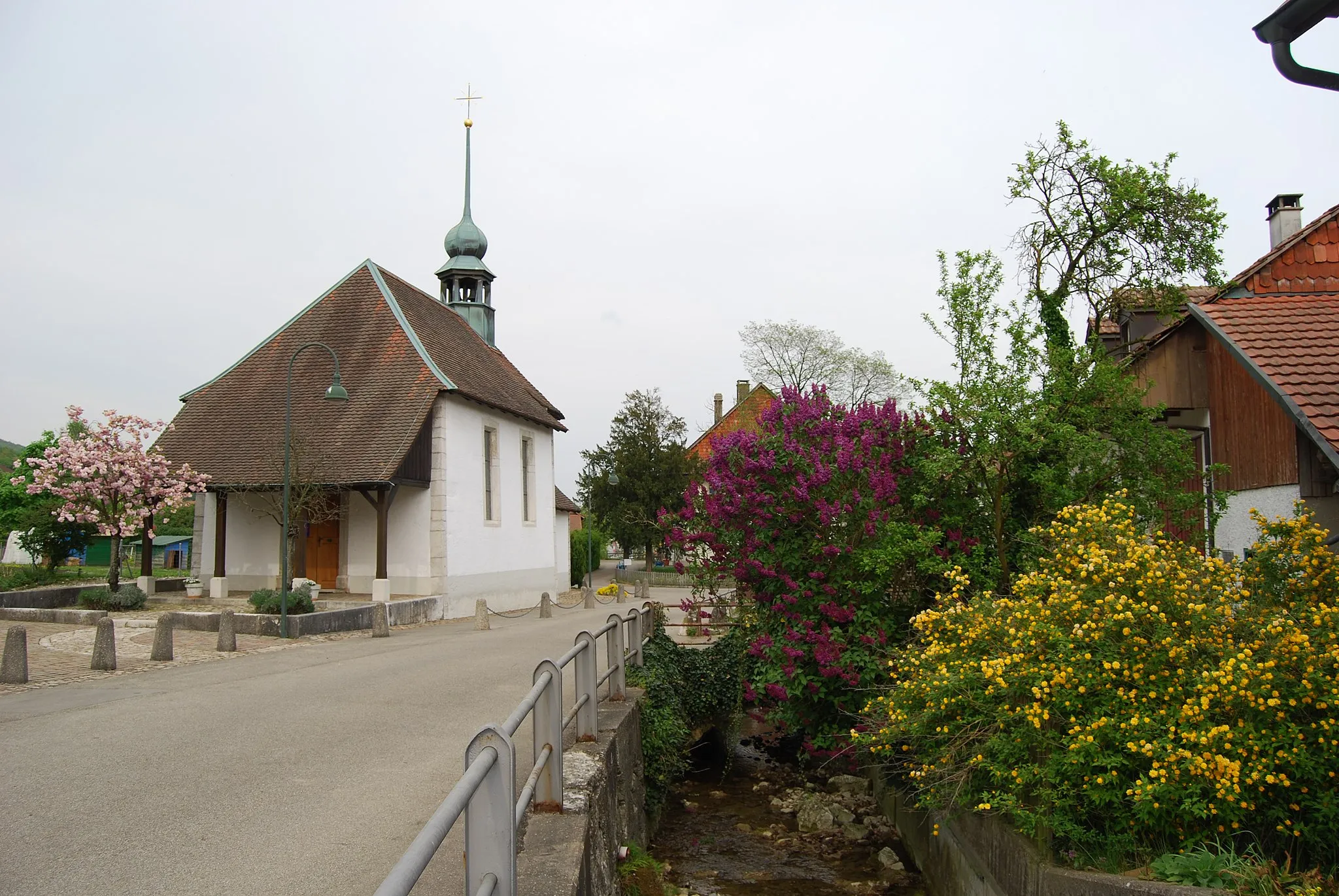 Photo showing: Chapel St. Laurentius at Rickenbach, canton of Solothurn, Switzerland