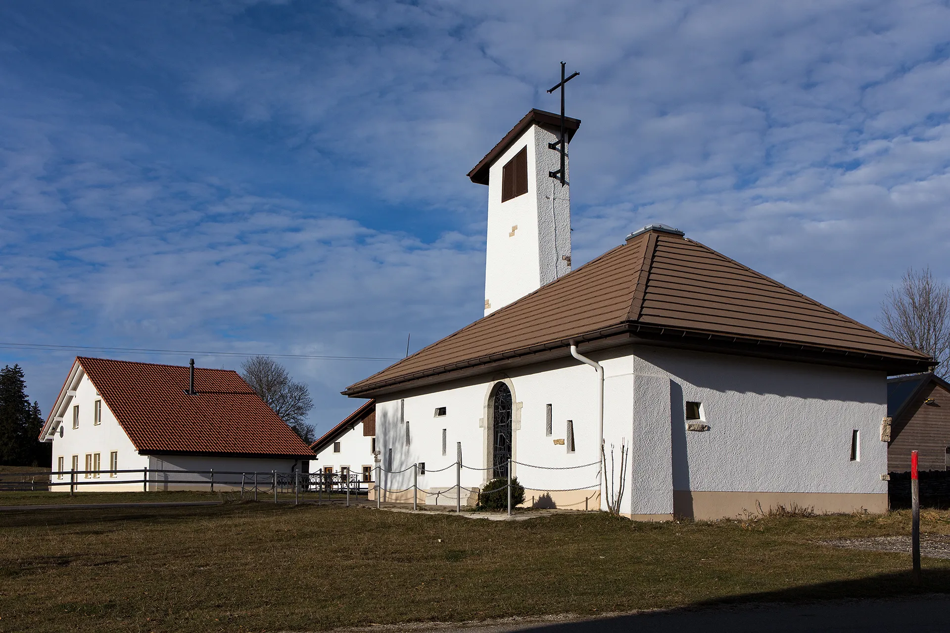 Photo showing: Kapelle in Le Peuchepatte (Gemeinde Muriaux, JU)