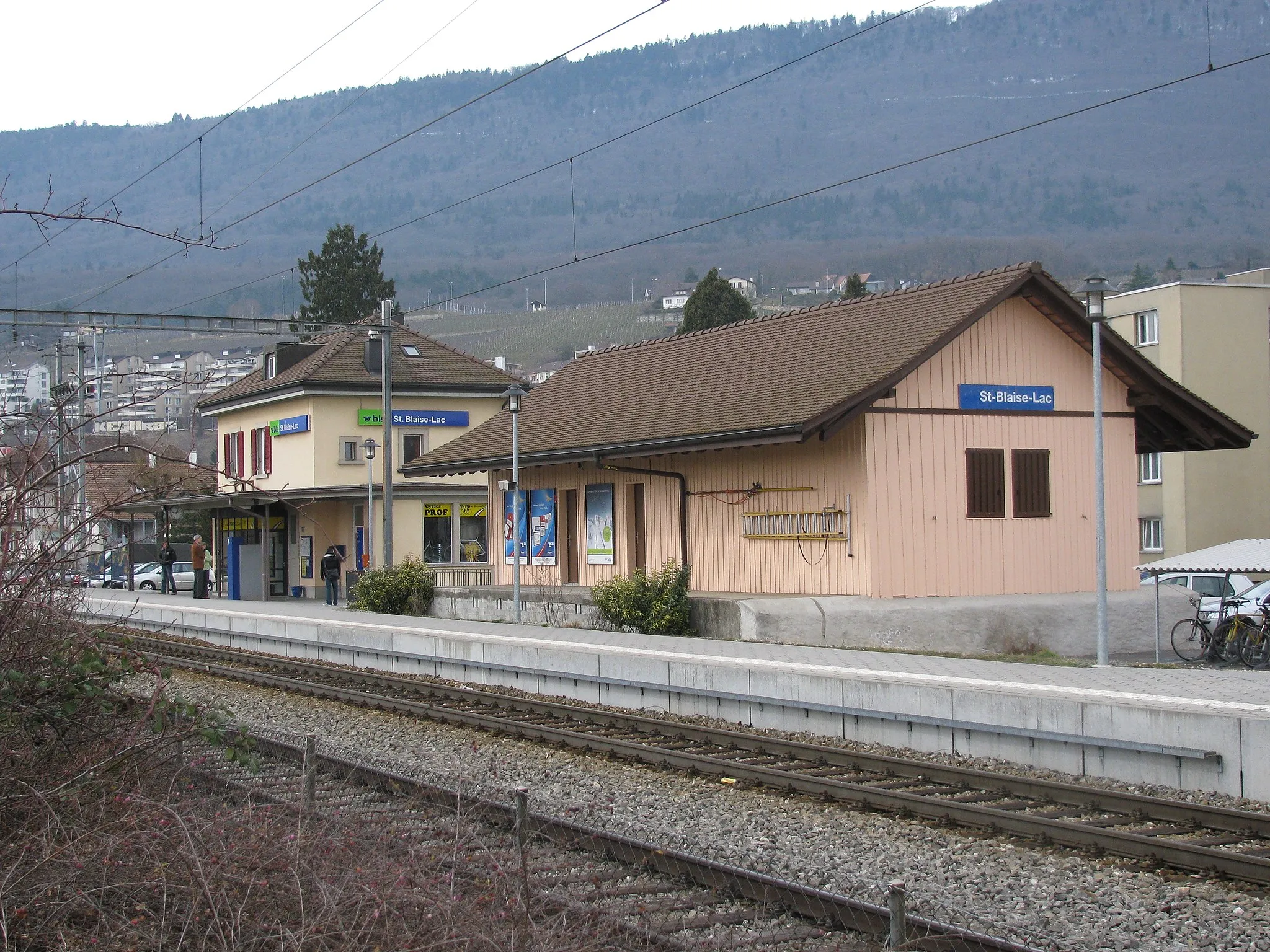 Photo showing: Station at St-Blaise NE