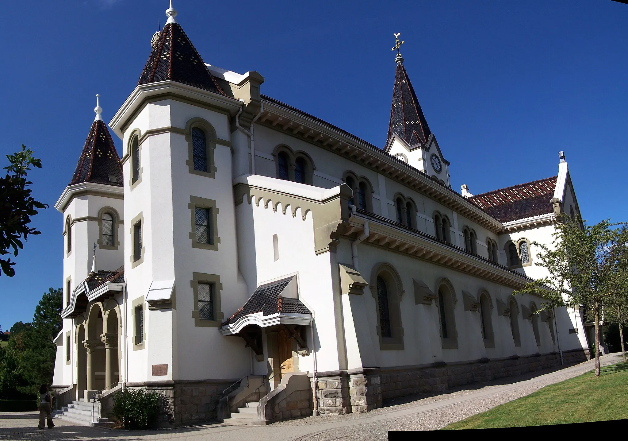 Photo showing: church of Plaffeien