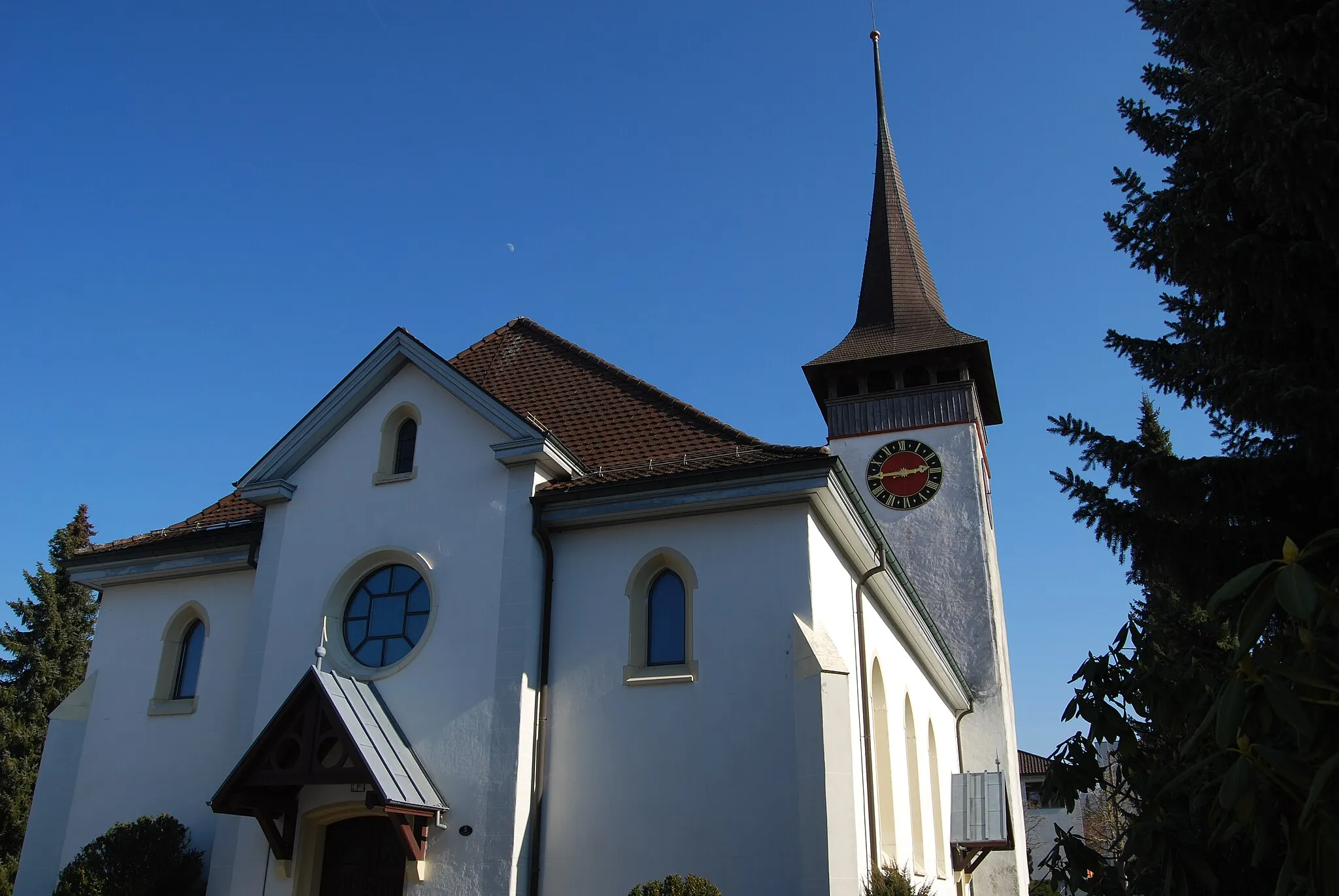 Photo showing: Protestant Church of Eriswil, canton of Bern, Switzerland