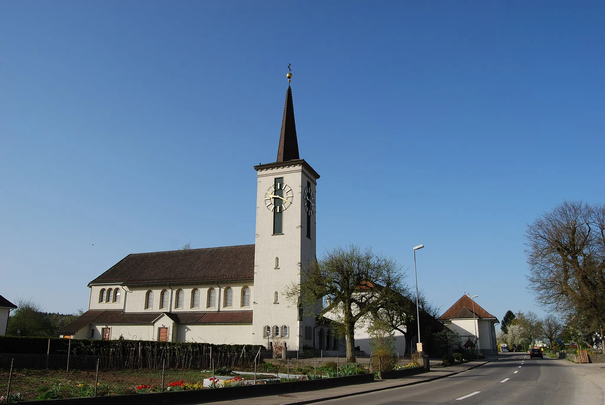 Photo showing: Church of Niederbuchsiten, canton of Solothurn, Switzerland