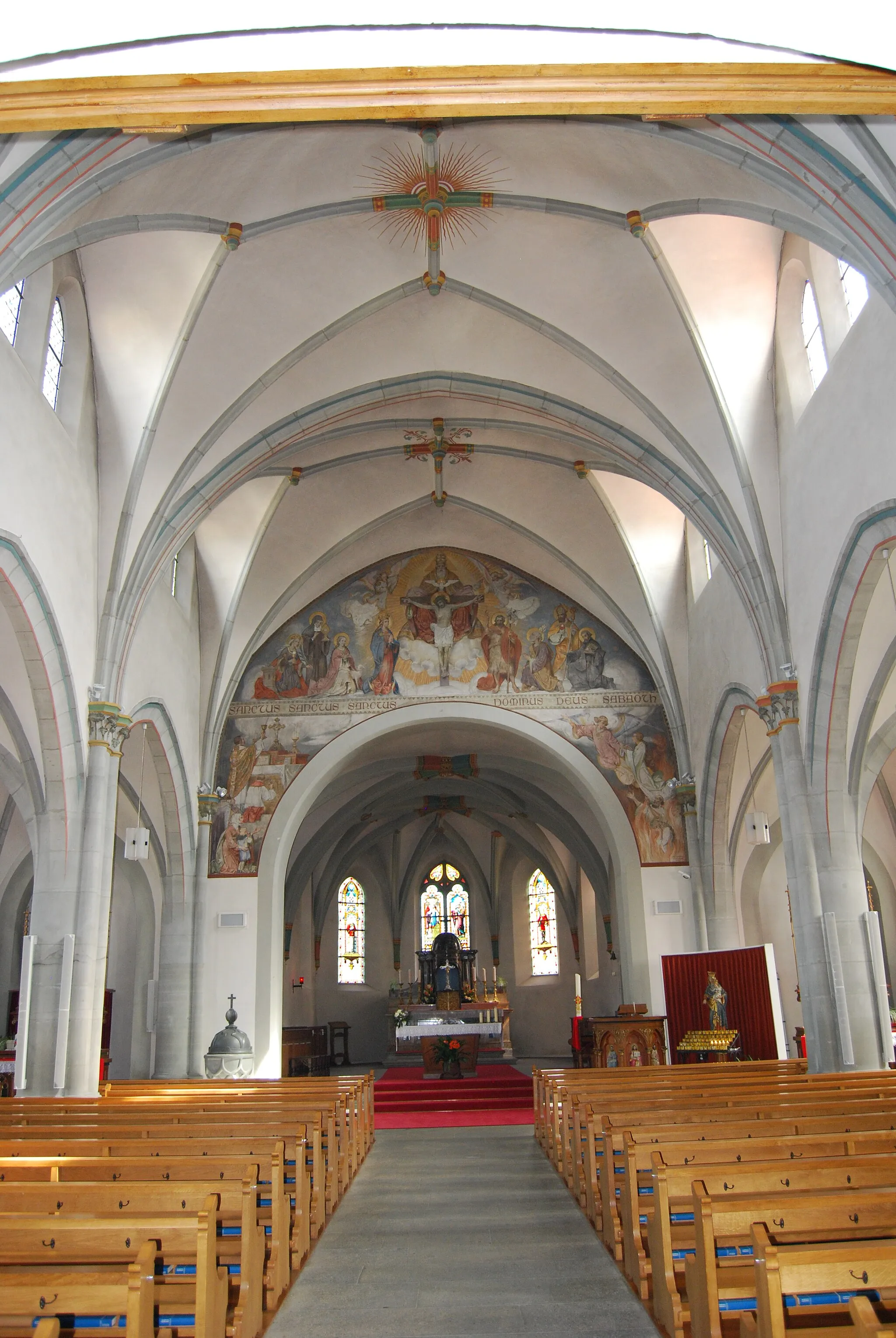 Photo showing: Catholic Church of Gurmels, canton of Fribourg, Switzerland