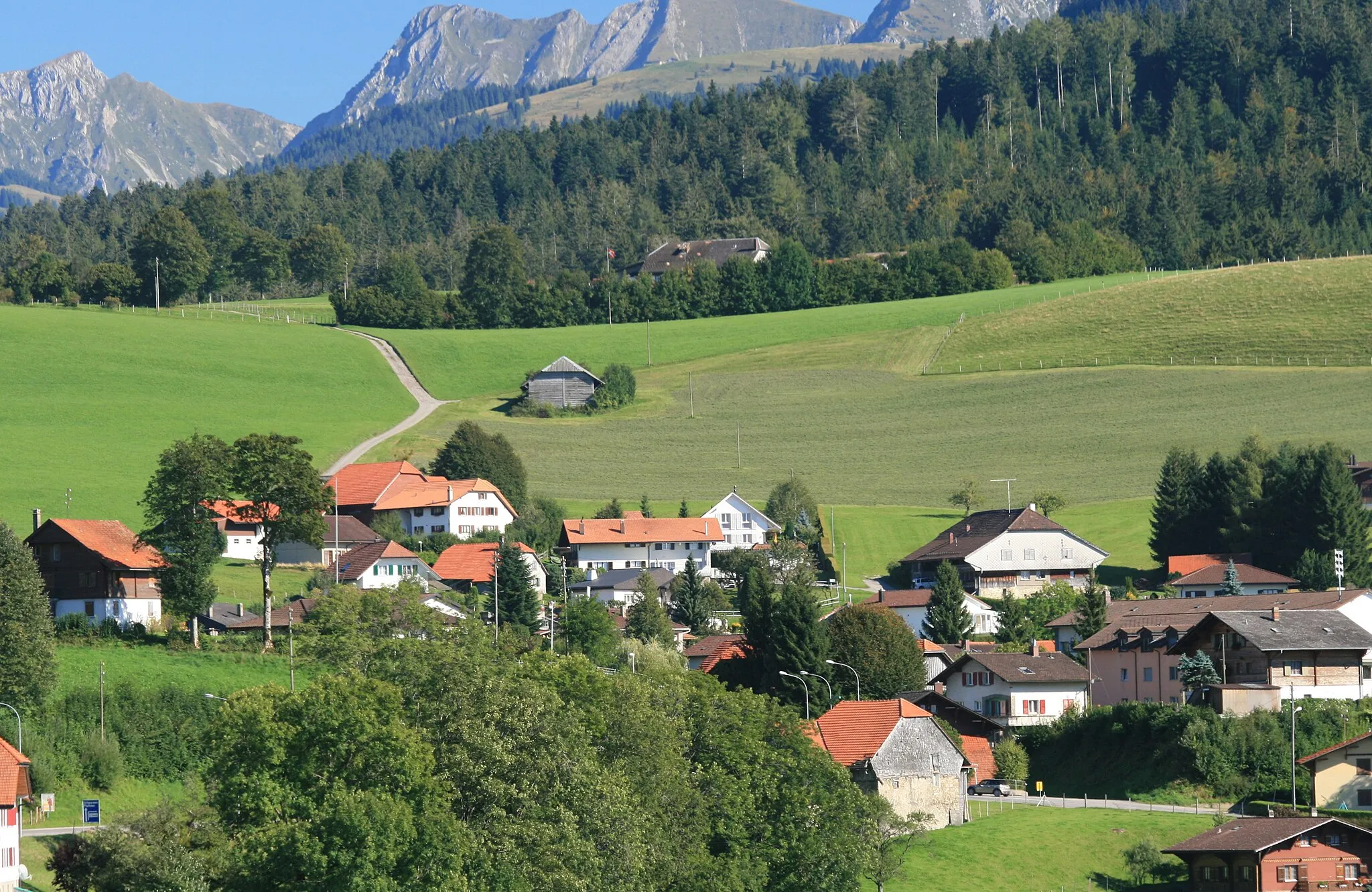 Photo showing: Plasselb, Kanton Freiburg, Schweiz