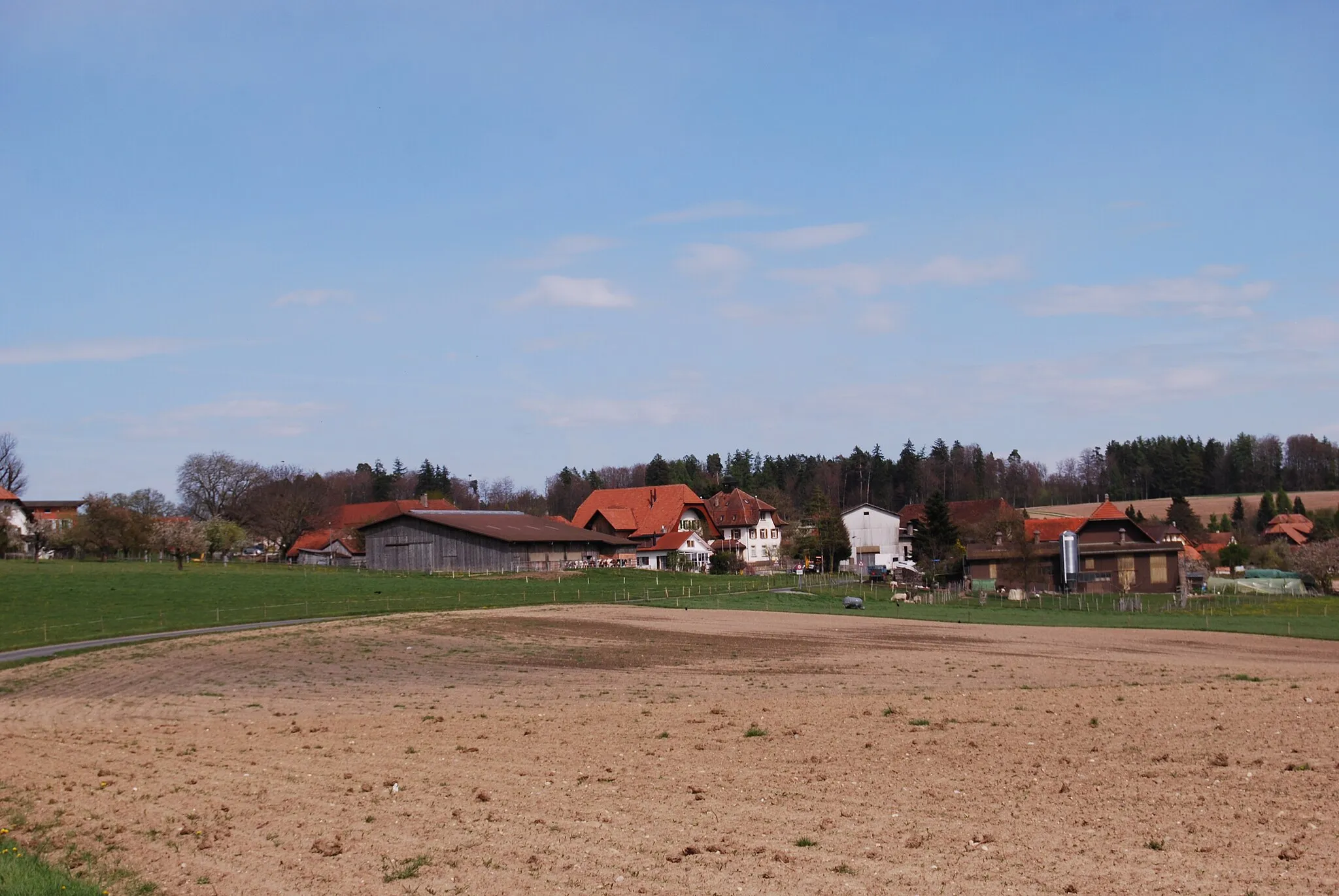 Photo showing: Jeuss, canton of Fribourg, Switzerland