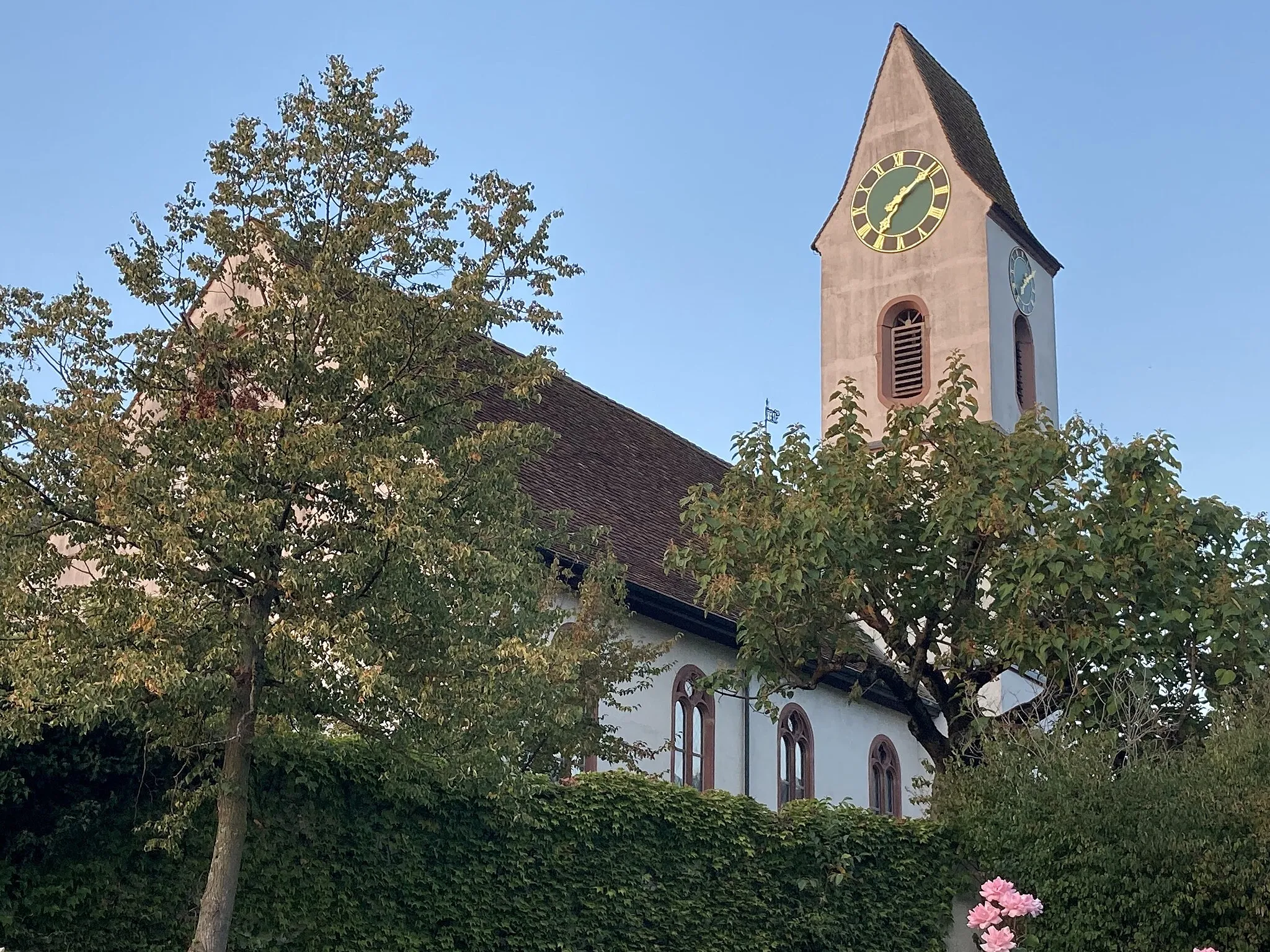 Photo showing: Evangelisch-reformierte Kirche St. Maria, Maisprach.