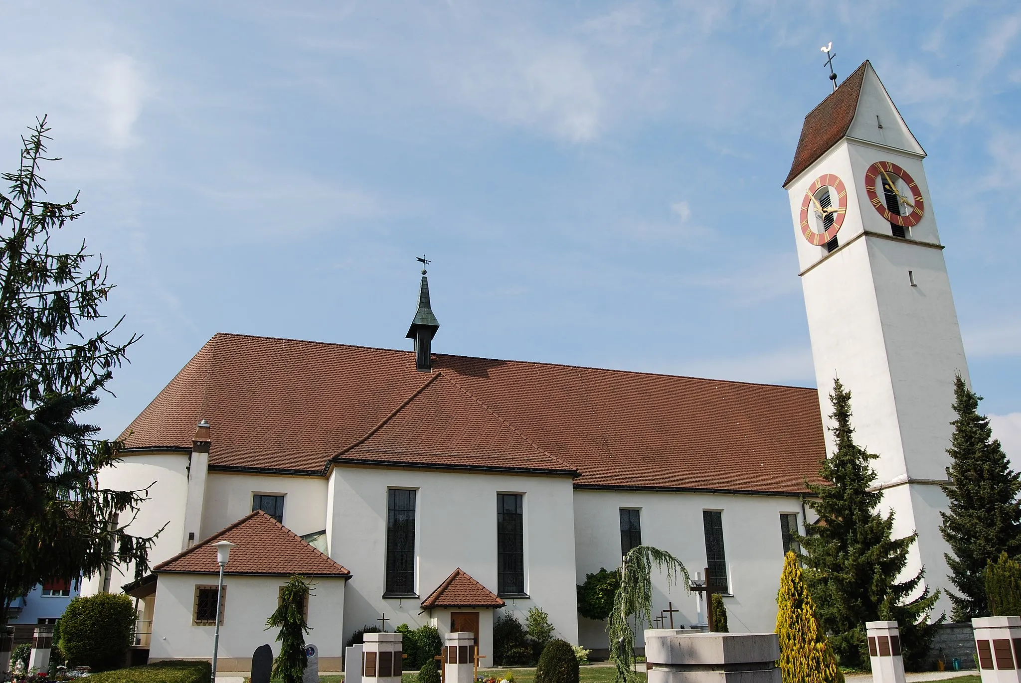 Photo showing: Church of Kappel, canton of Solothurn, Switzerland