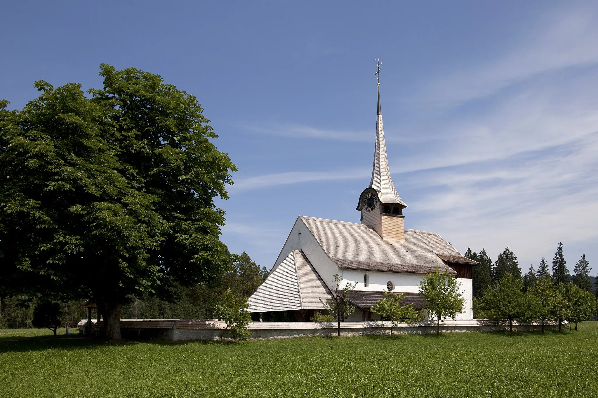 Photo showing: Kirche Würzbrunnen, Röthenbach, Schweiz