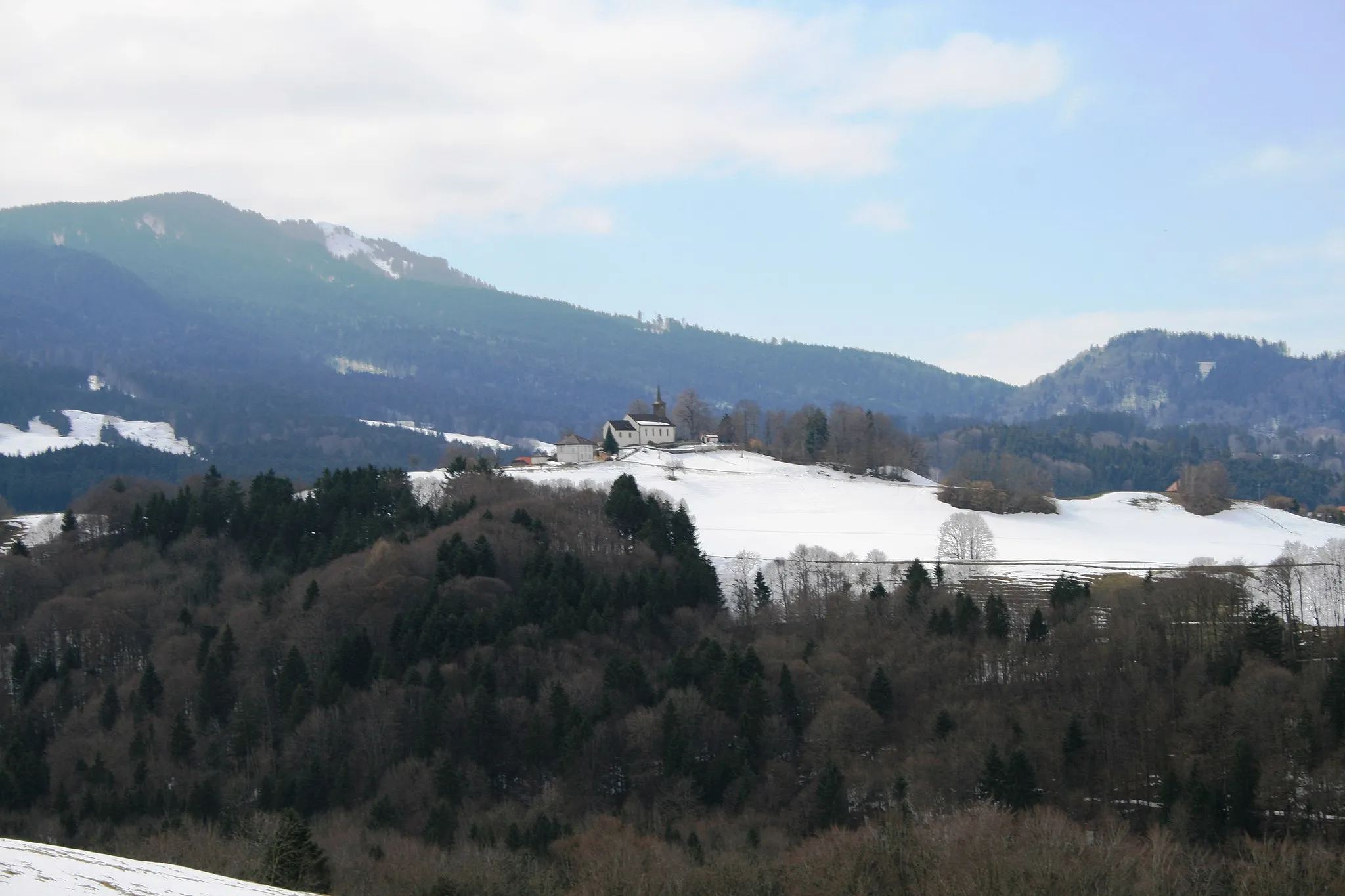 Photo showing: rom.-cath- church of St. Solvester FR, Switzerland