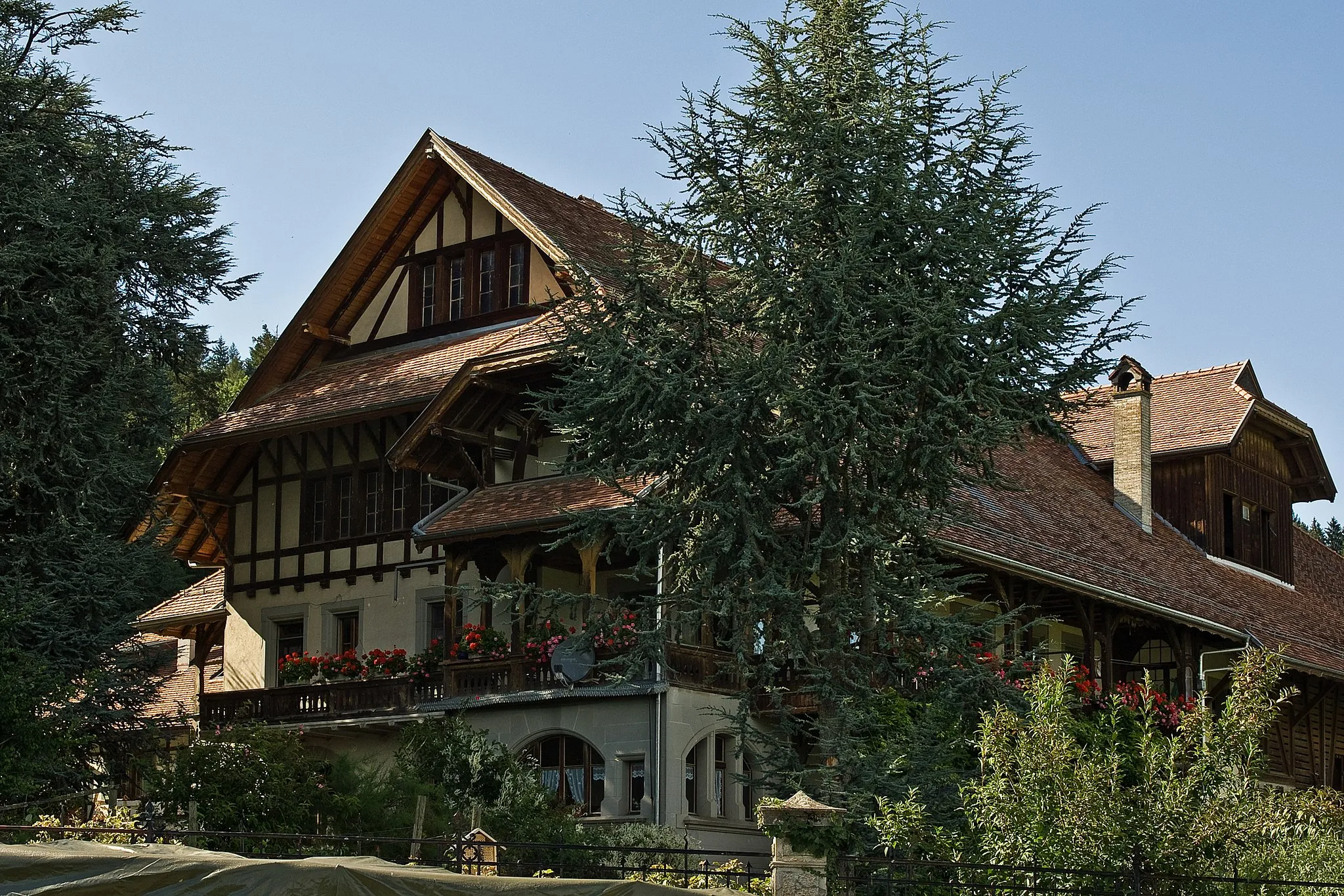 Photo showing: Herrenbauernhaus Rütimatt, Gerzensee Kt. Bern