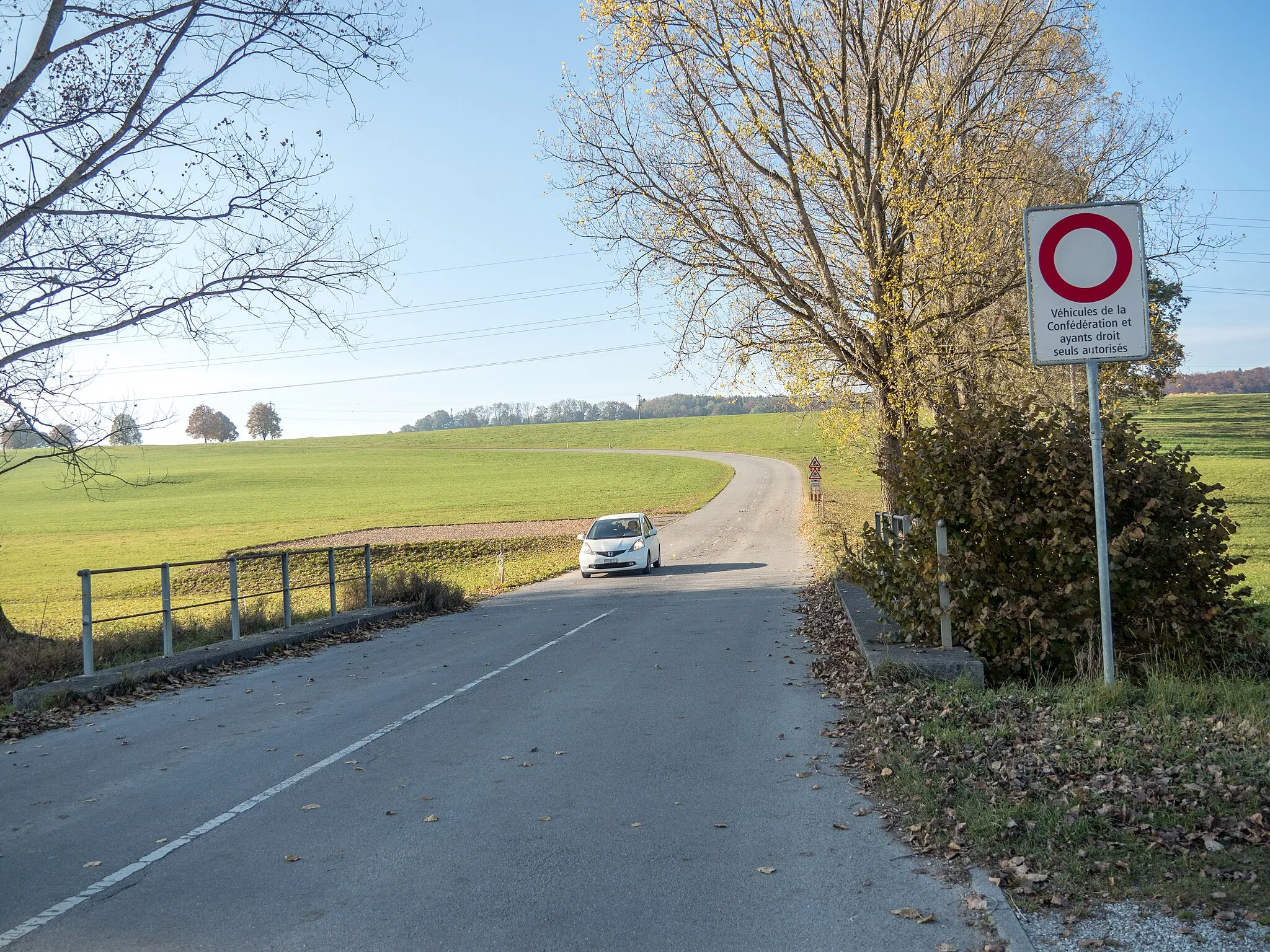 Photo showing: Drognens Road Bridge over the Glâne River, Siviriez, Canton of Fribourg, Switzerland