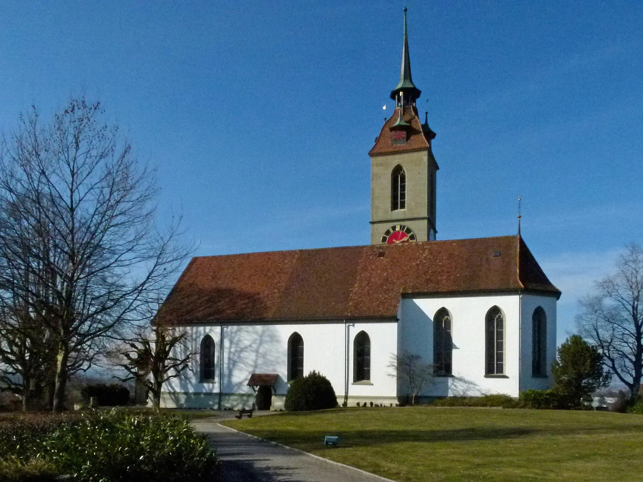 Photo showing: Reformierte Kirche von Kirchberg im Kanton Bern