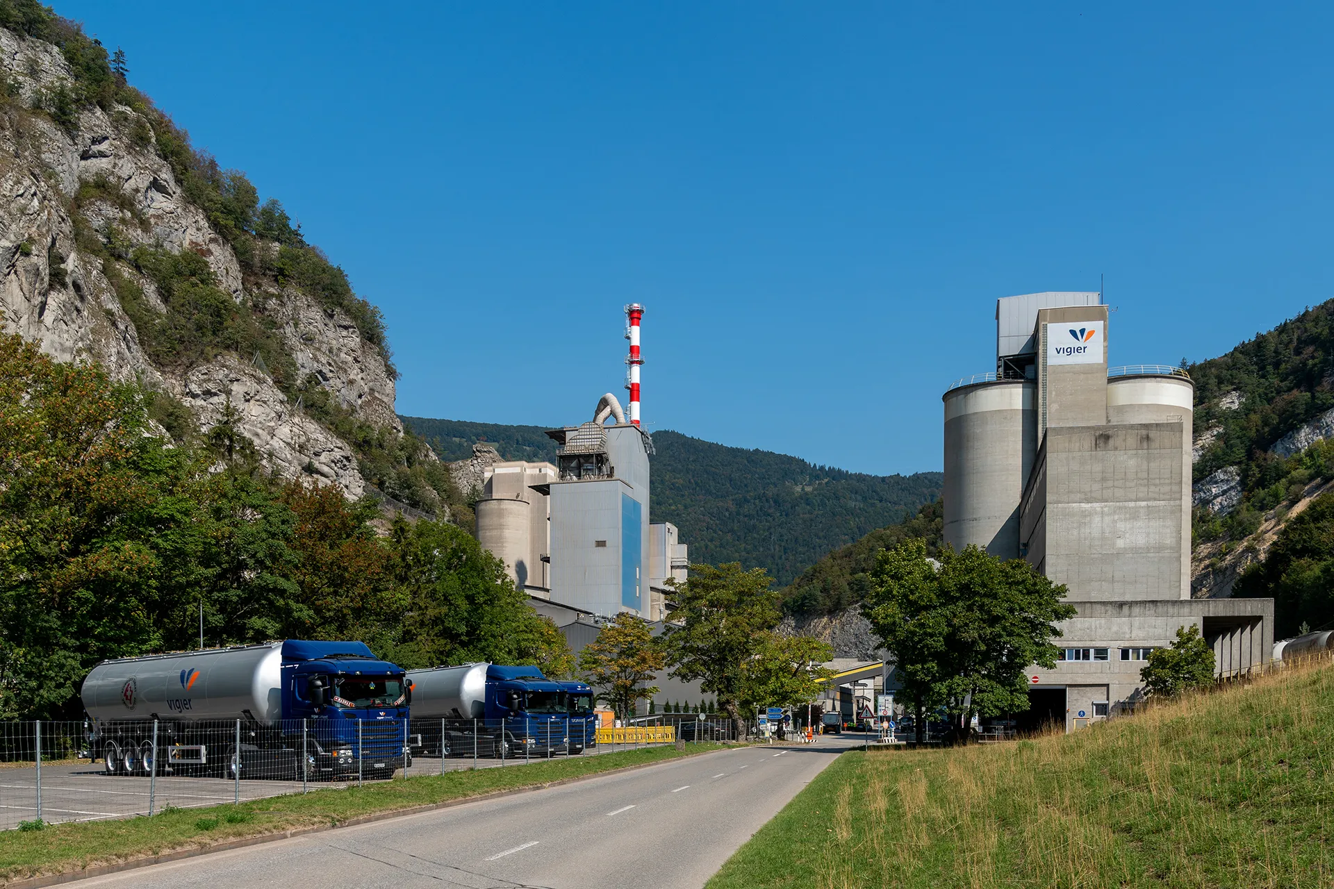 Photo showing: Zementwerk Vigier SA in Rondchâtel (Péry)