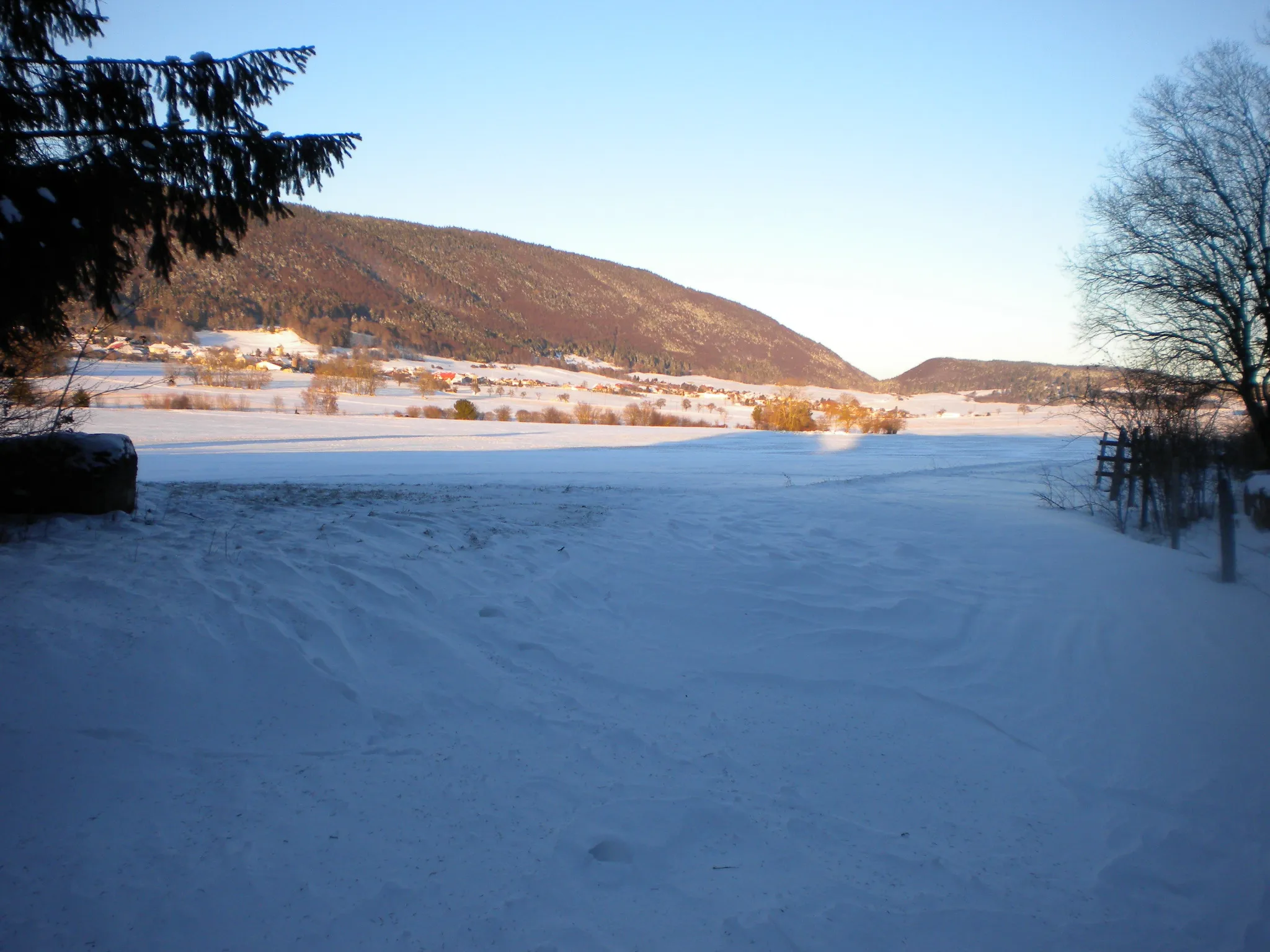 Photo showing: Spitzberg or Mont-Sujet, Switzerland, seen from the South west