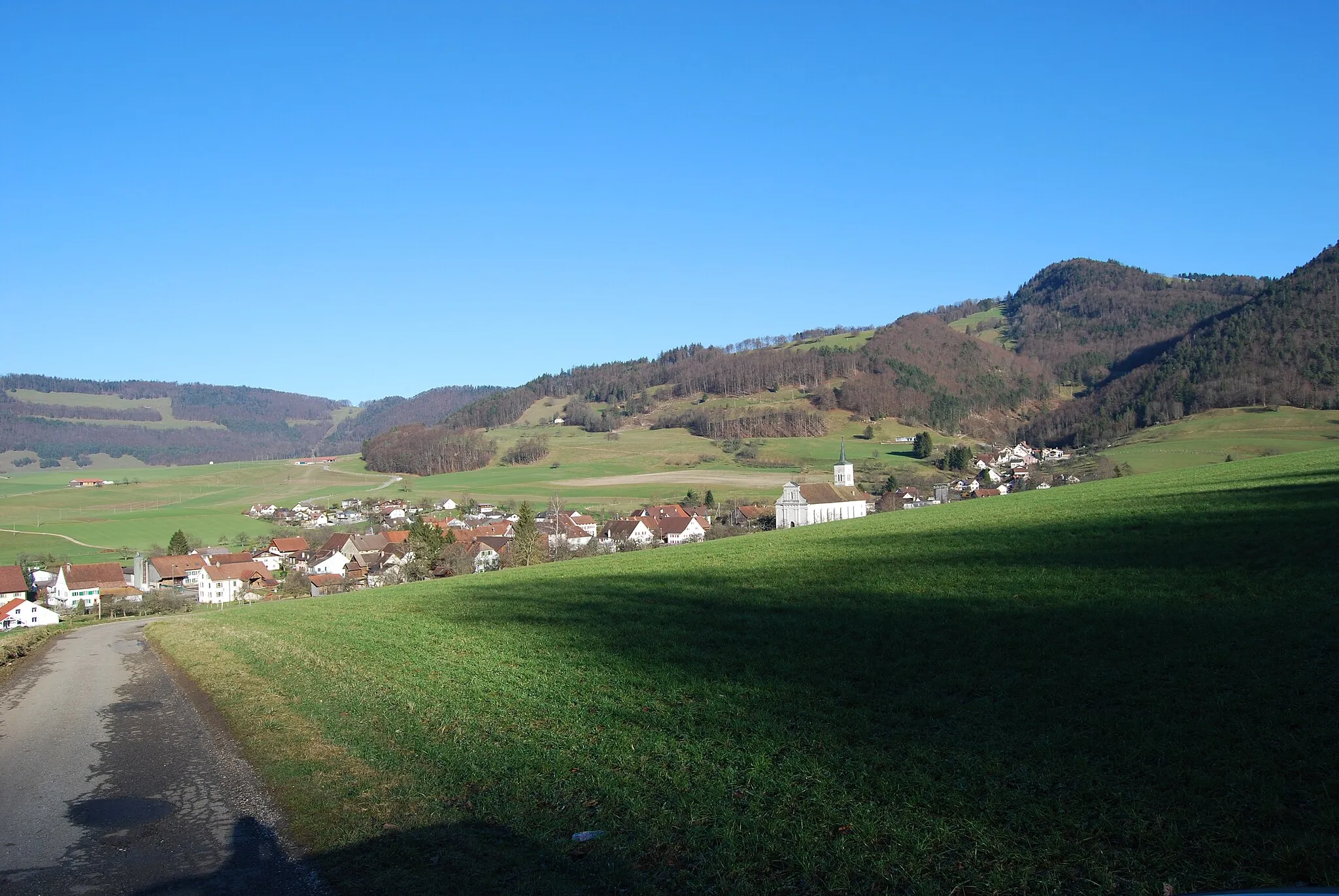 Photo showing: Mervelier, canton of Jura, Switzerland