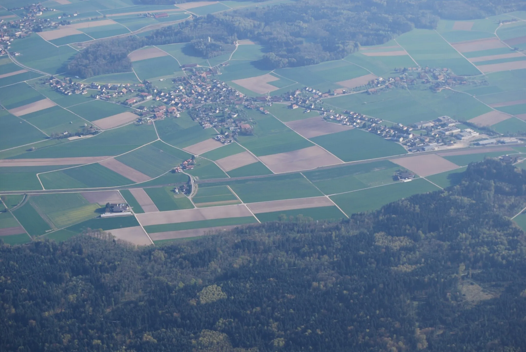 Photo showing: Etziken and Hüniken, canton of Solothurn, Switzerland