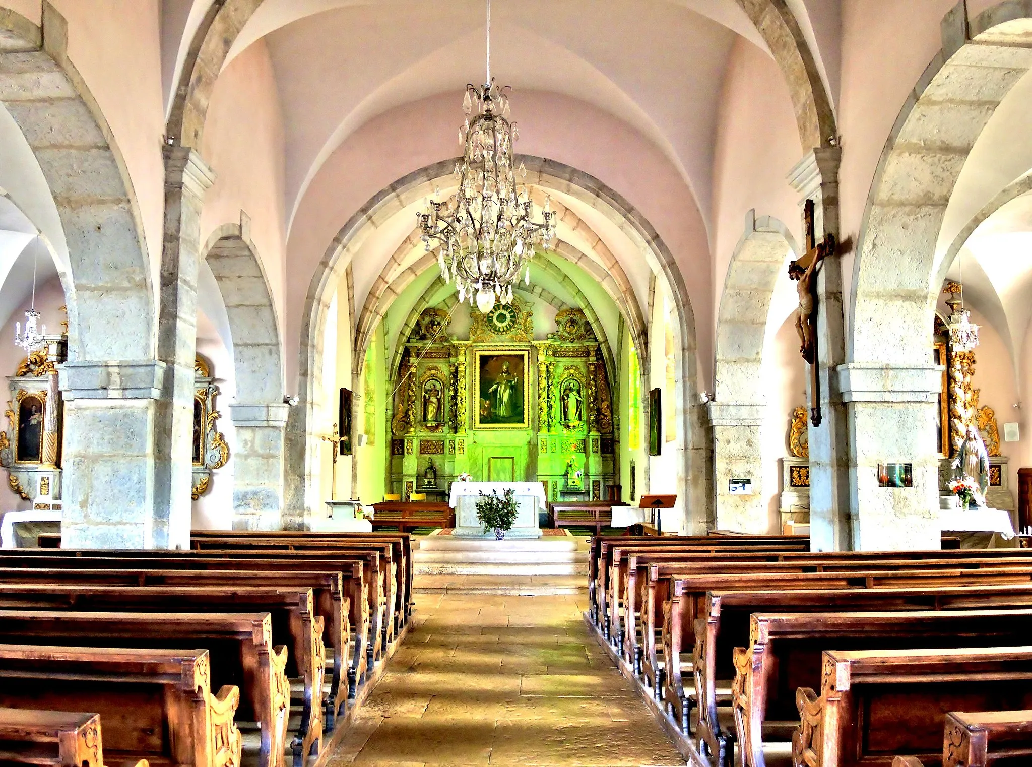 Photo showing: Nef de l'église saint Donat à Avoudrey. Doubs.