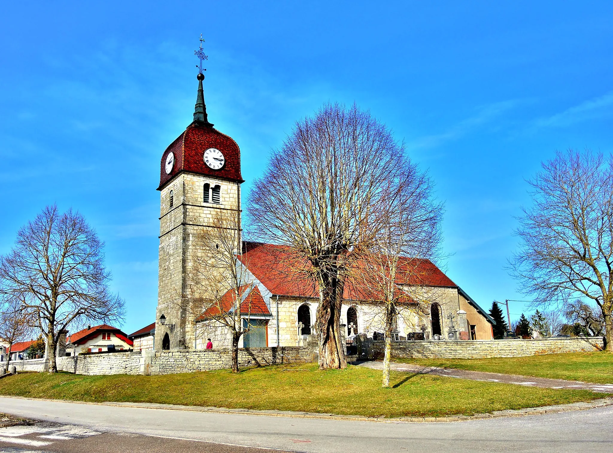 Photo showing: Eglise saint Donat à Avoudrey. Doubs.