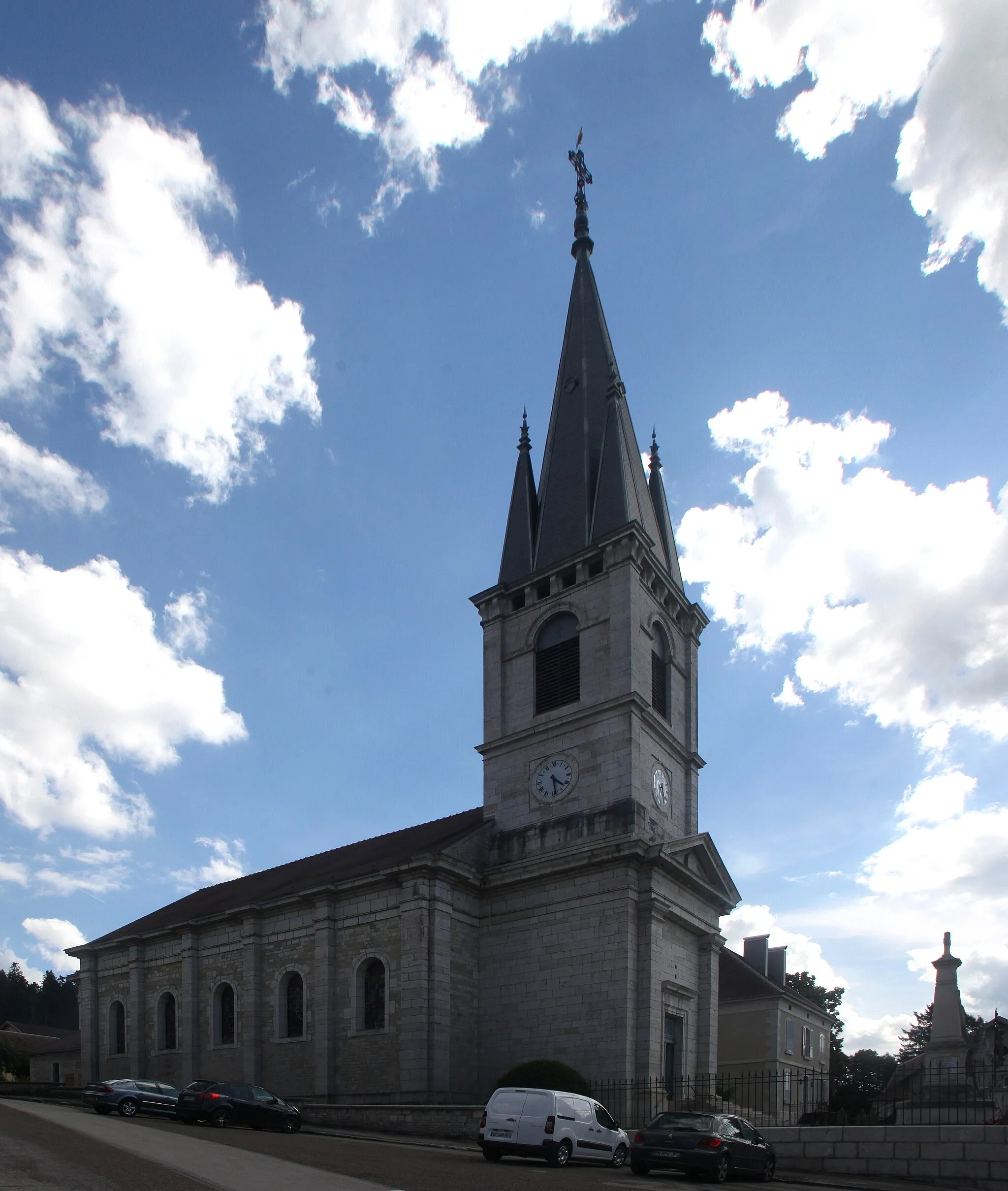 Photo showing: Église de Bians-les-Usiers (Doubs).