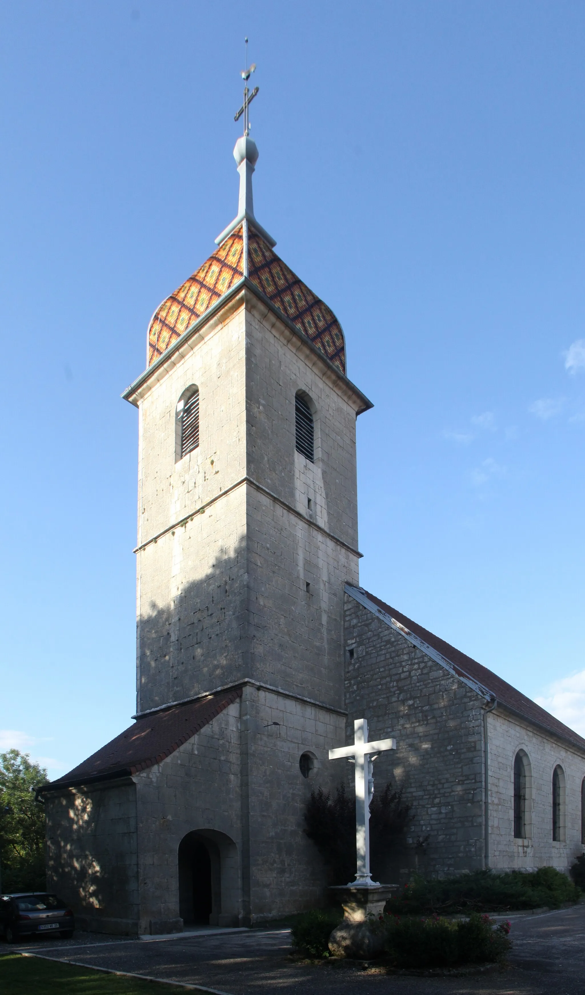 Photo showing: Église de Chantrans (Doubs).