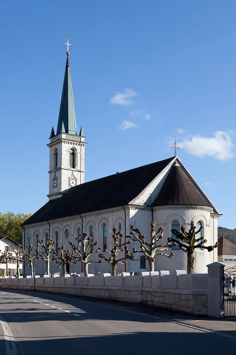 Photo showing: Kirche Notre-Dame-de-l'Assomption in Courgenay (JU)