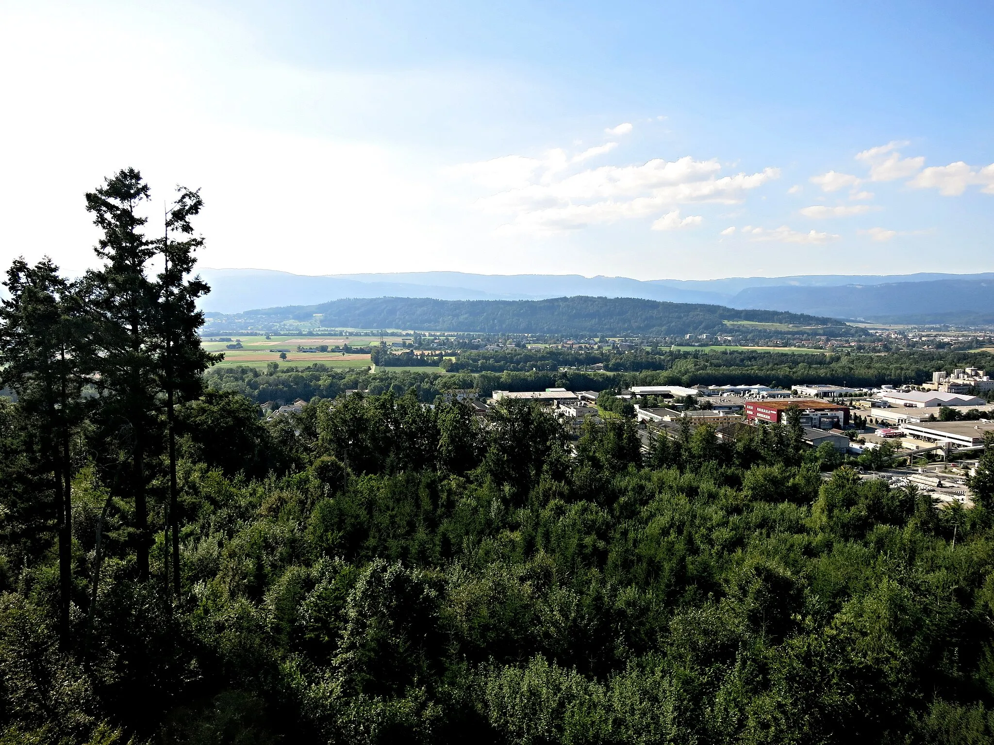 Photo showing: Aussicht vom Lysser Aussichtsturm Richtung Nord Westen