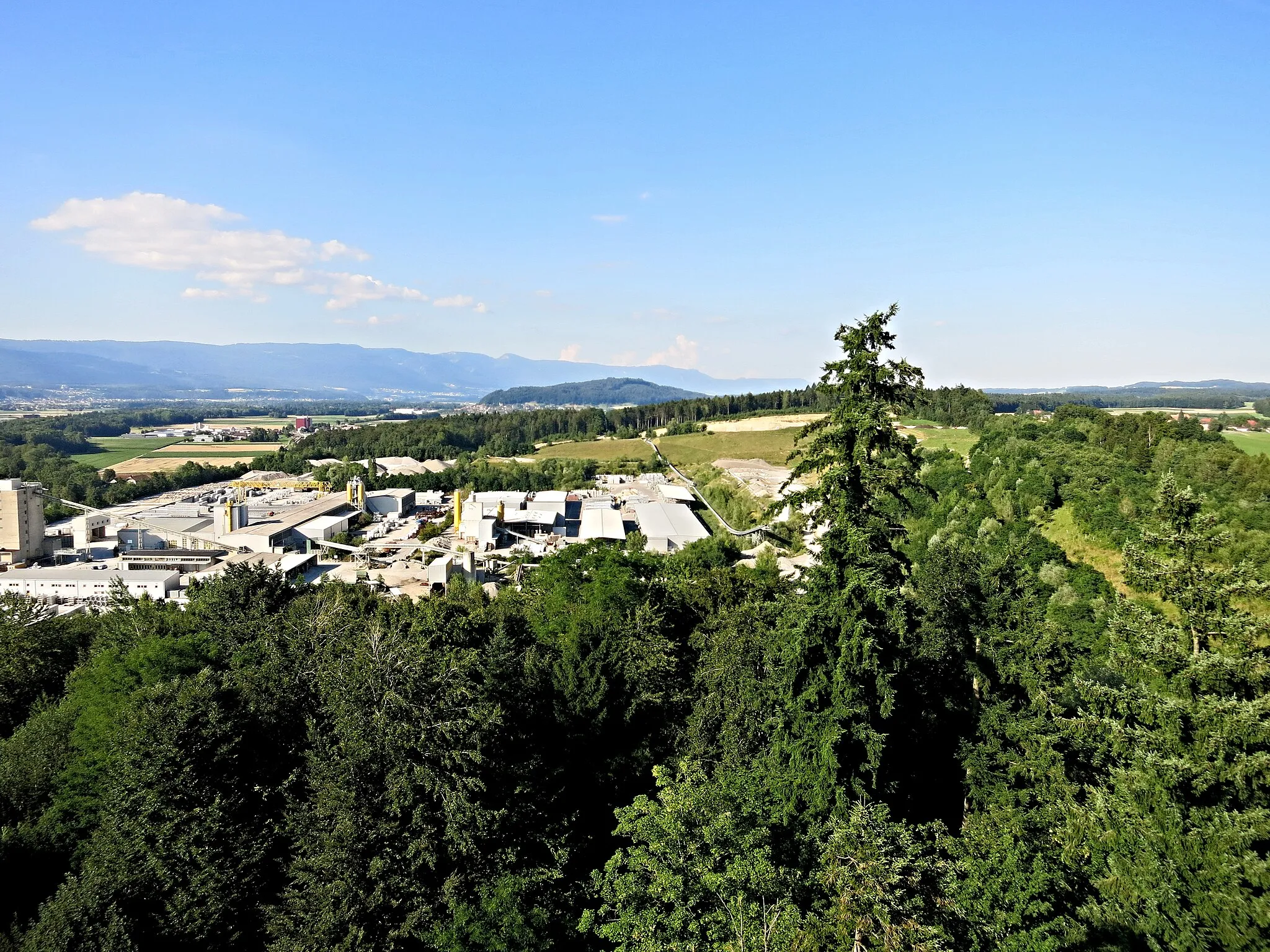 Photo showing: Aussicht vom Lysser Aussichtsturm Richtung Nord Osten