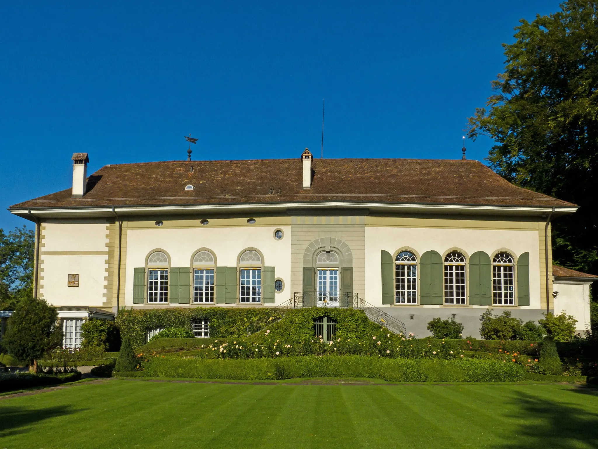 Photo showing: Bremgarten BE, Schloss Bremgarten, Ostfassade