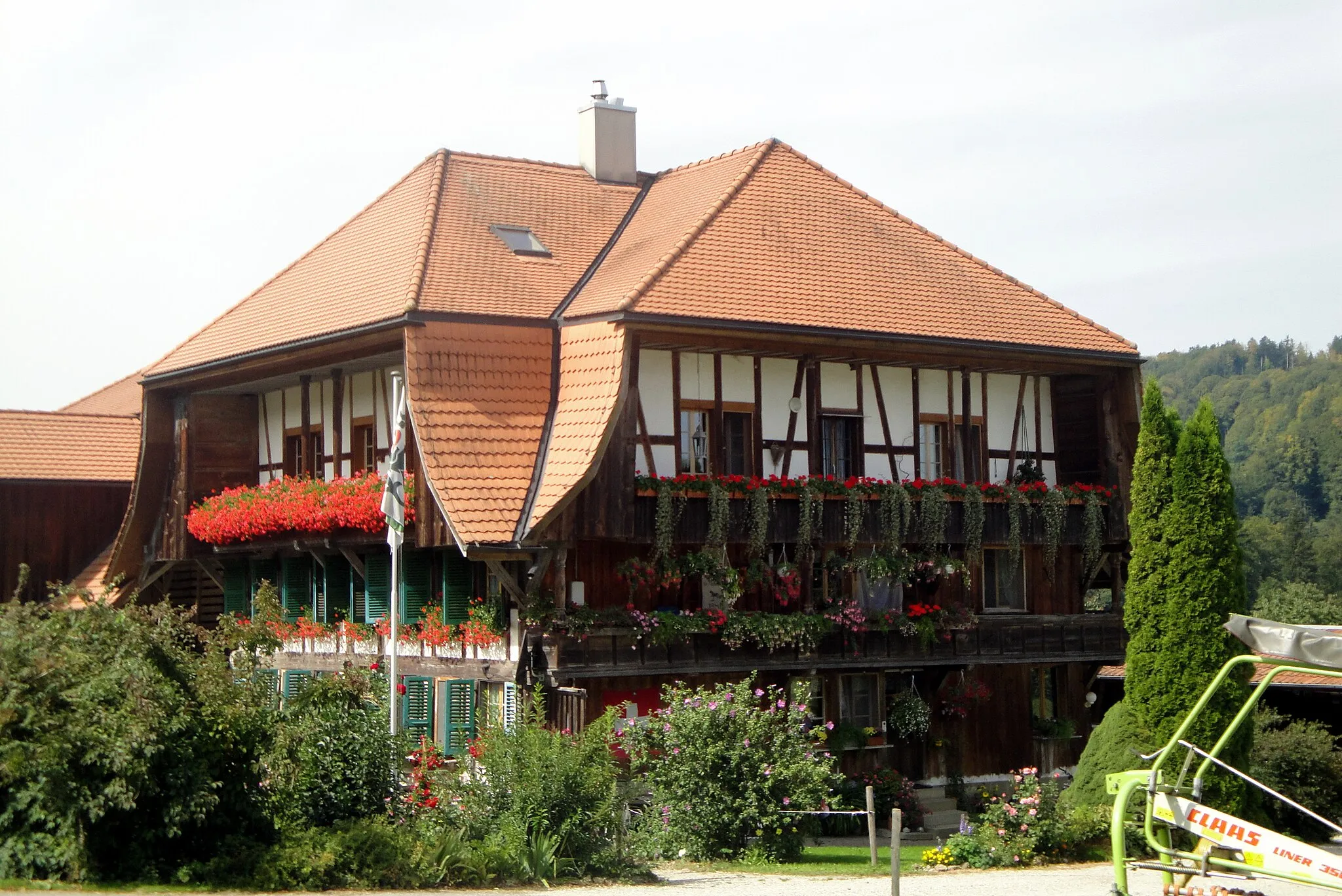 Photo showing: Schwarzenburg BE, Aeckenmatt, Bauernhaus (Aekenmatt 6)