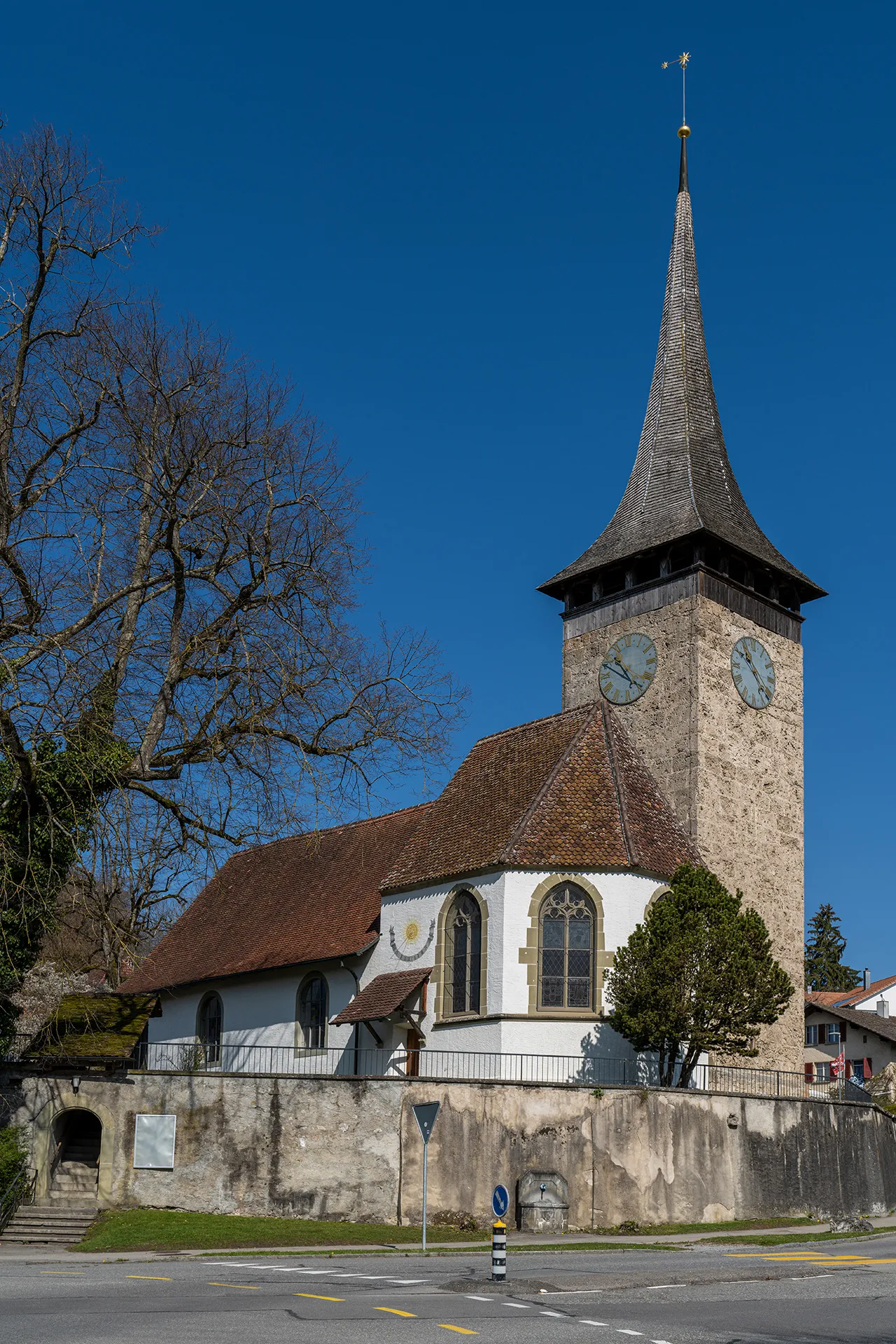Photo showing: Kirche in Neuenegg (BE)