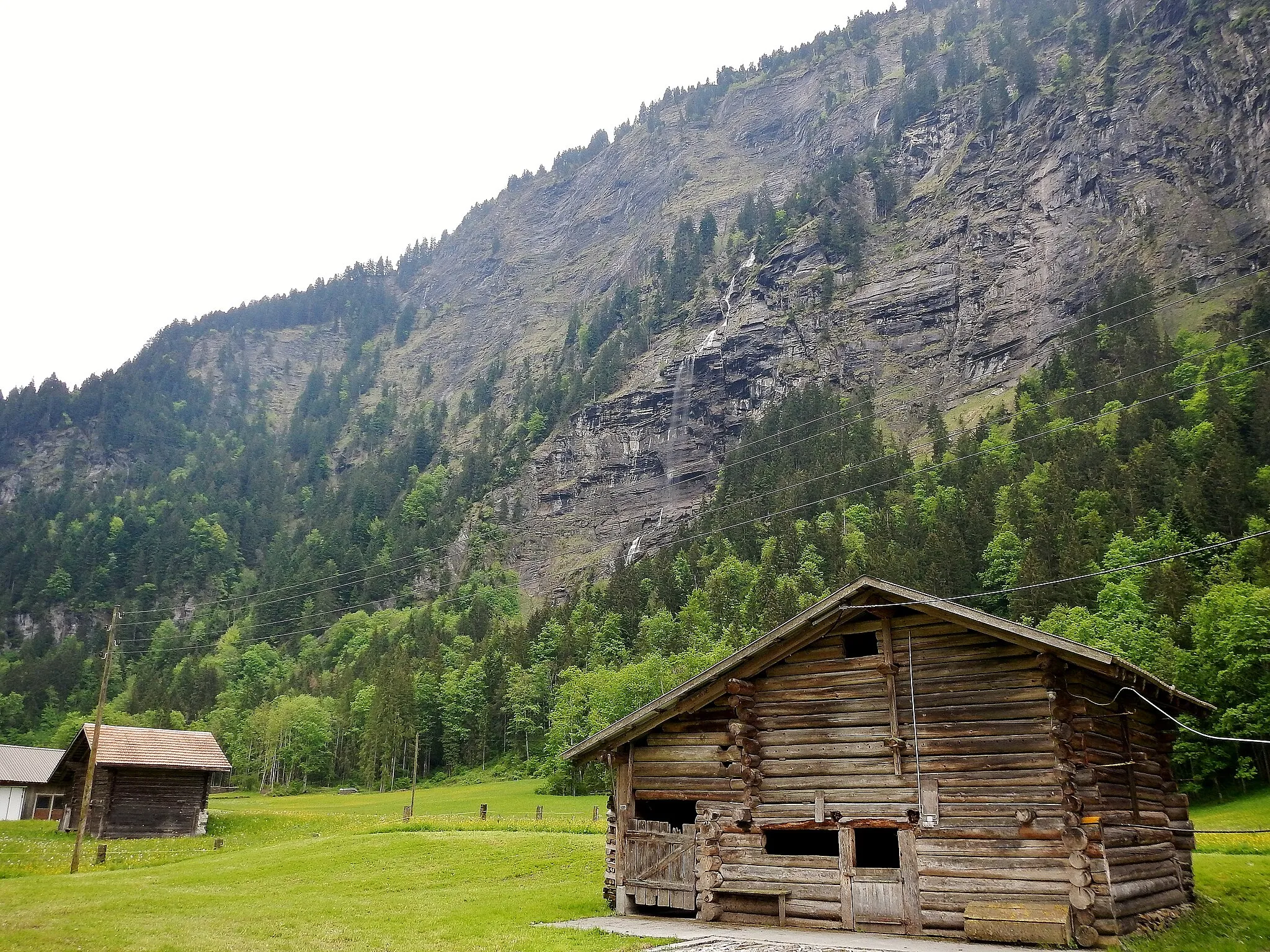 Photo showing: Blick auf einen Wasserfall