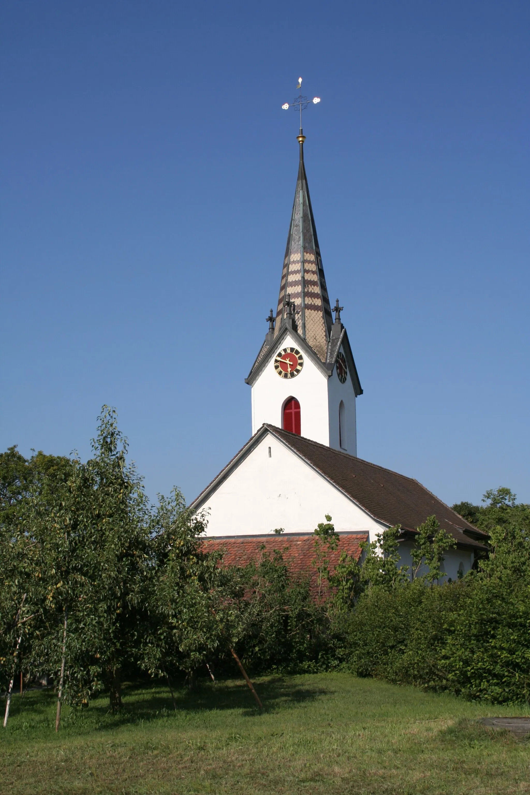 Photo showing: Die reformierte Kirche von Wengi, ehemaliger Bezirk Büren, Schweiz