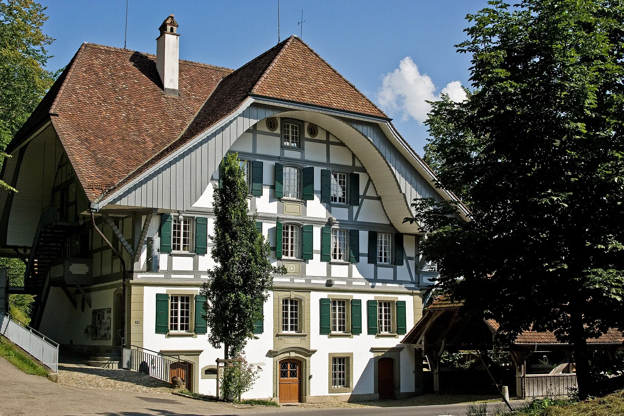 Photo showing: Kulturmühle Lützelflüh, eine einzigartige Kultur und Begegnungsstätte im Kt. Bern