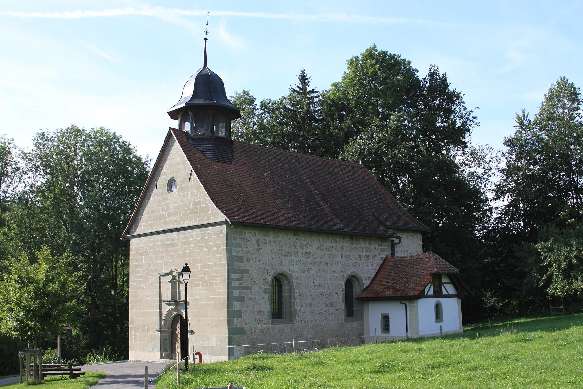 Photo showing: Notre-Dame Chapel, Chemin de la Glâne 10a, Posat, Switzerland
